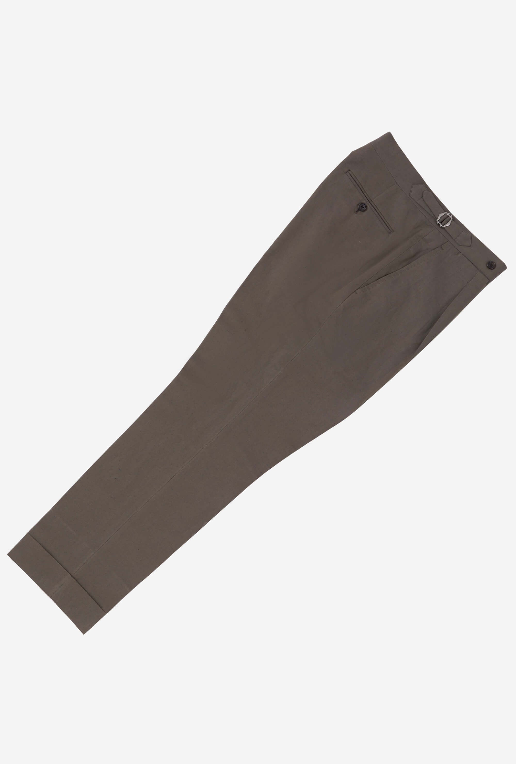 Tailored Trouser Cotton-Silk Brown