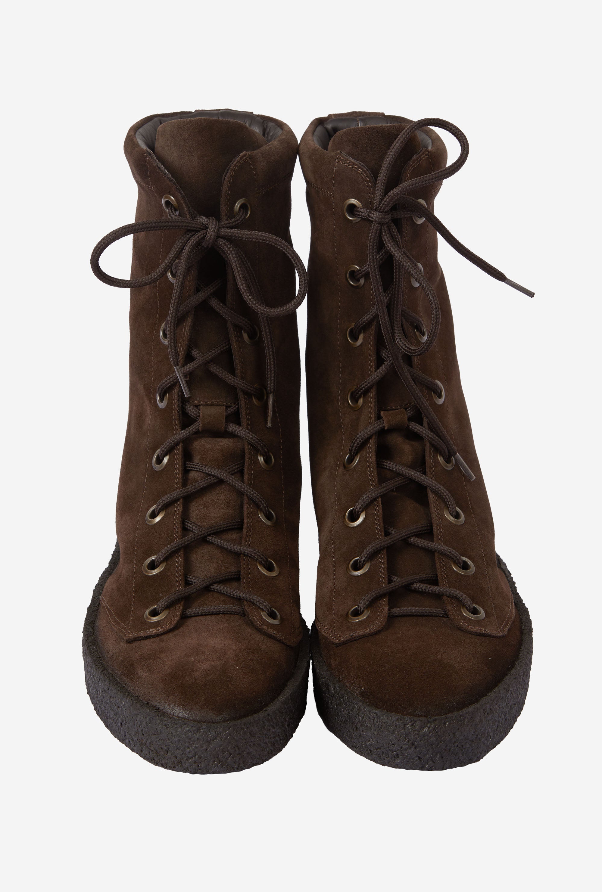 Mountain Boot Crepe Sole Dark Brown Suede