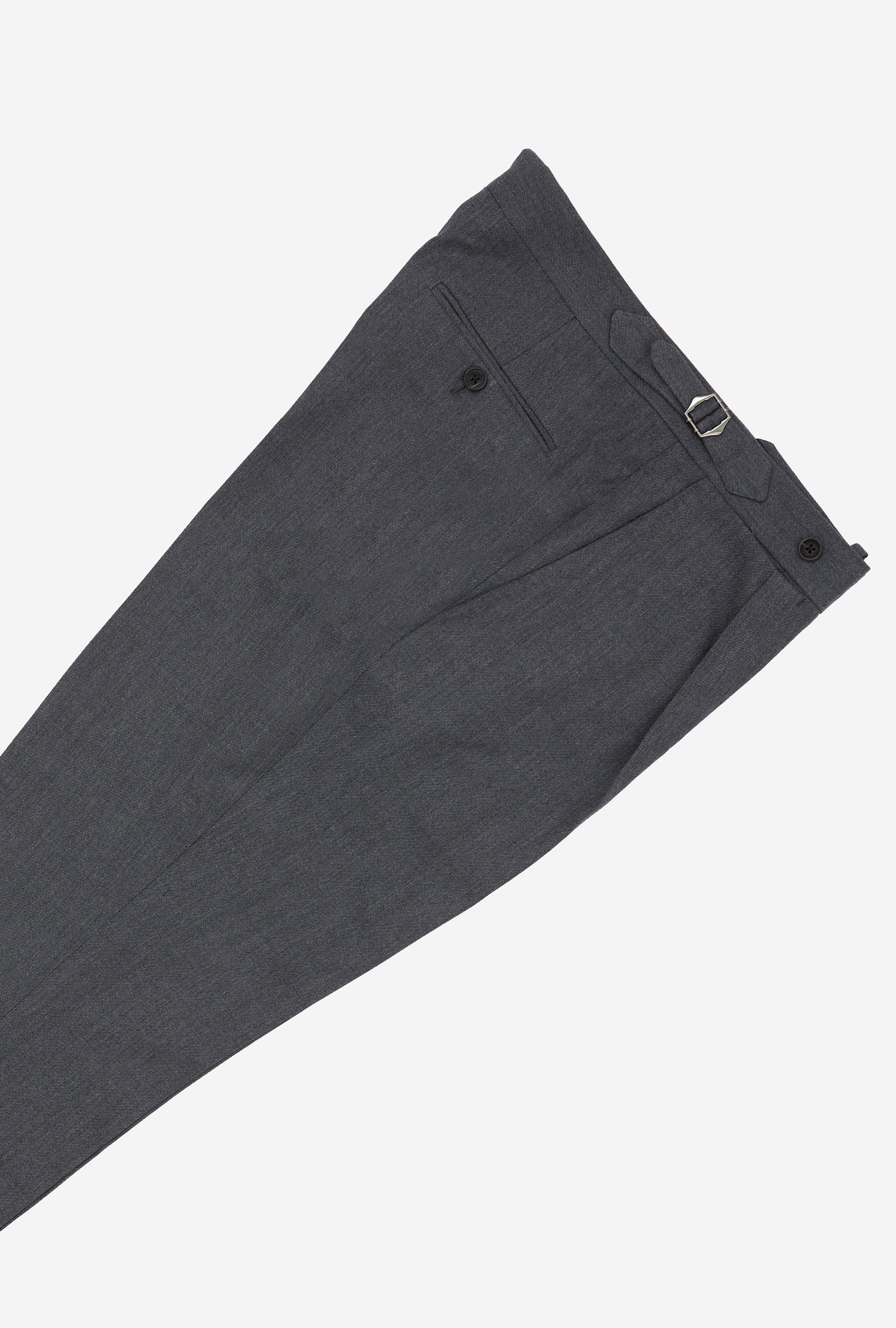 Tailored Trouser Mid-Grey Cavalry Twill