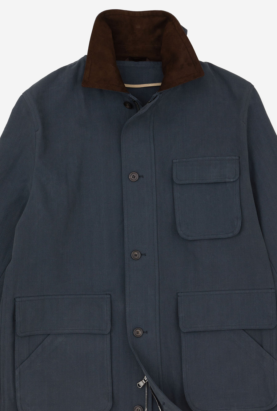 Barn Jacket Unlined Cotton Canvas Slate Blue