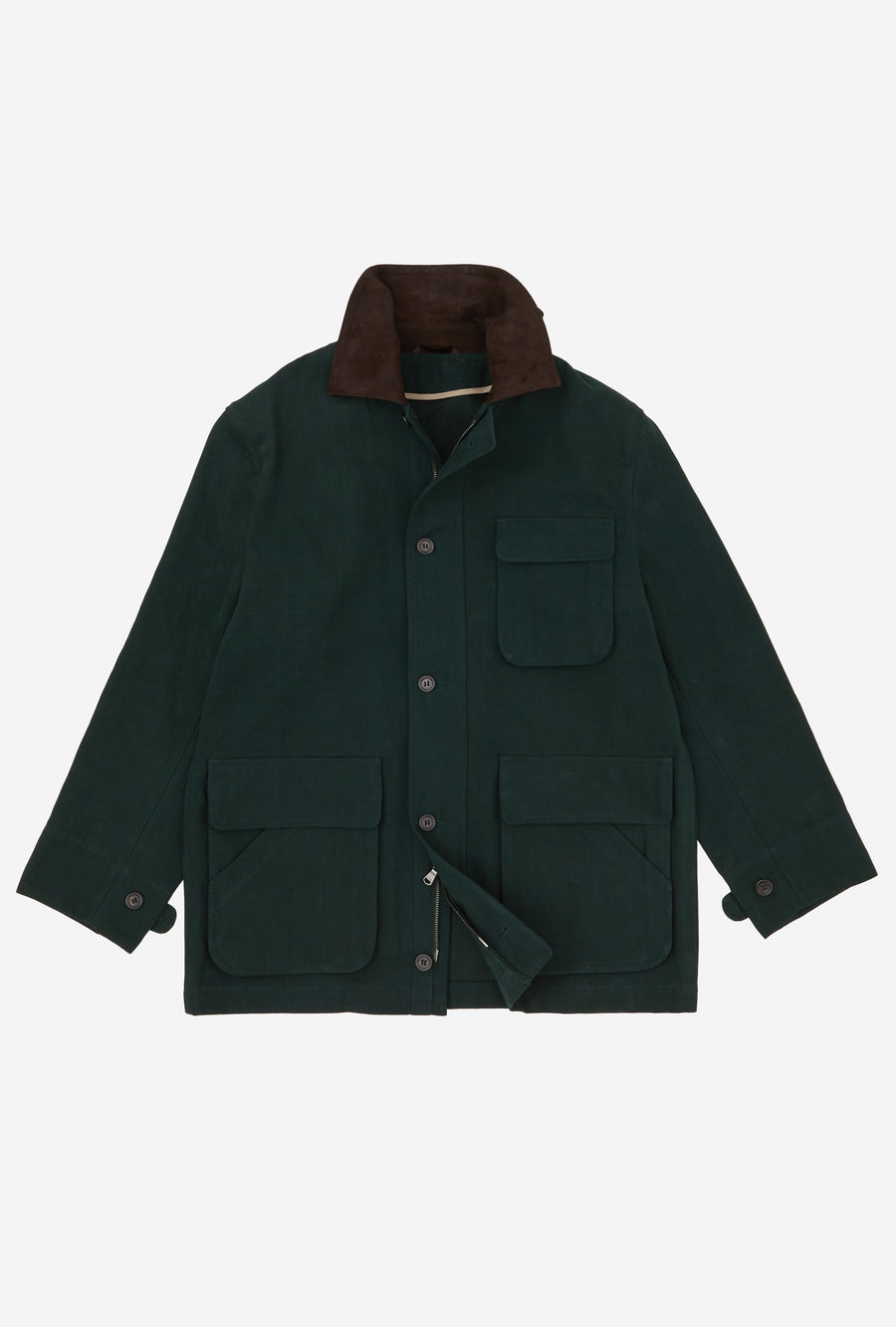 Barn Jacket Unlined Cotton Canvas Cypress Green
