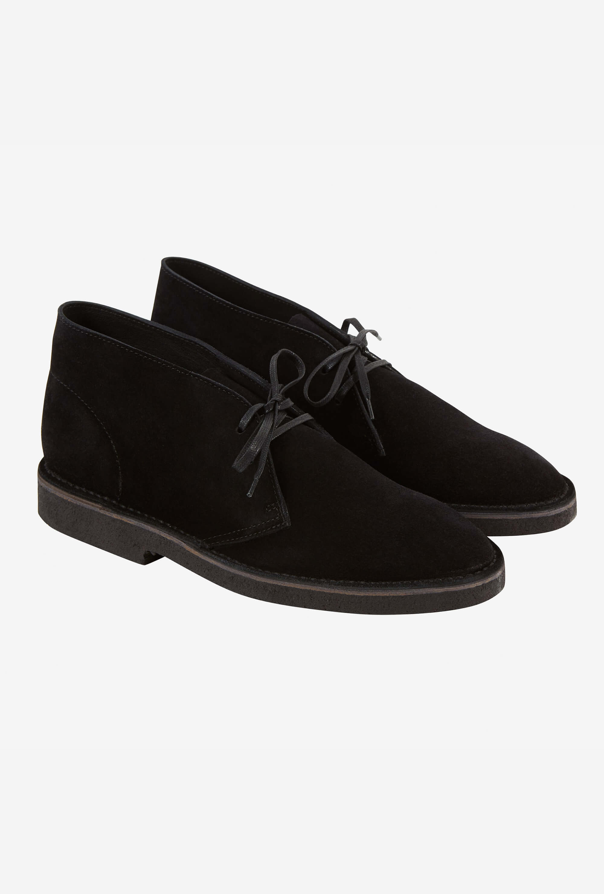 Desert Boot Crepe Sole Black Suede