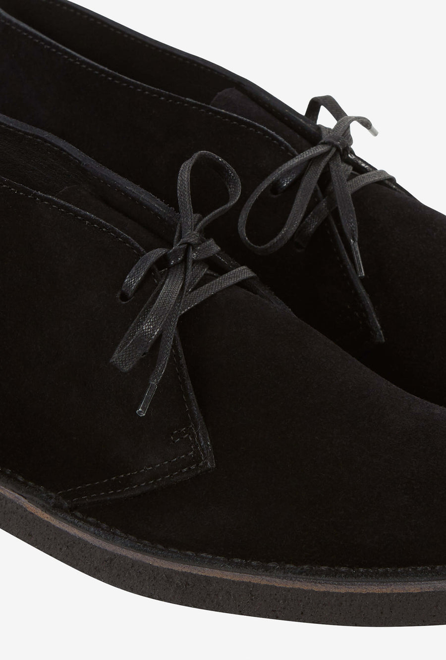 Desert Boot Crepe Sole Black Suede