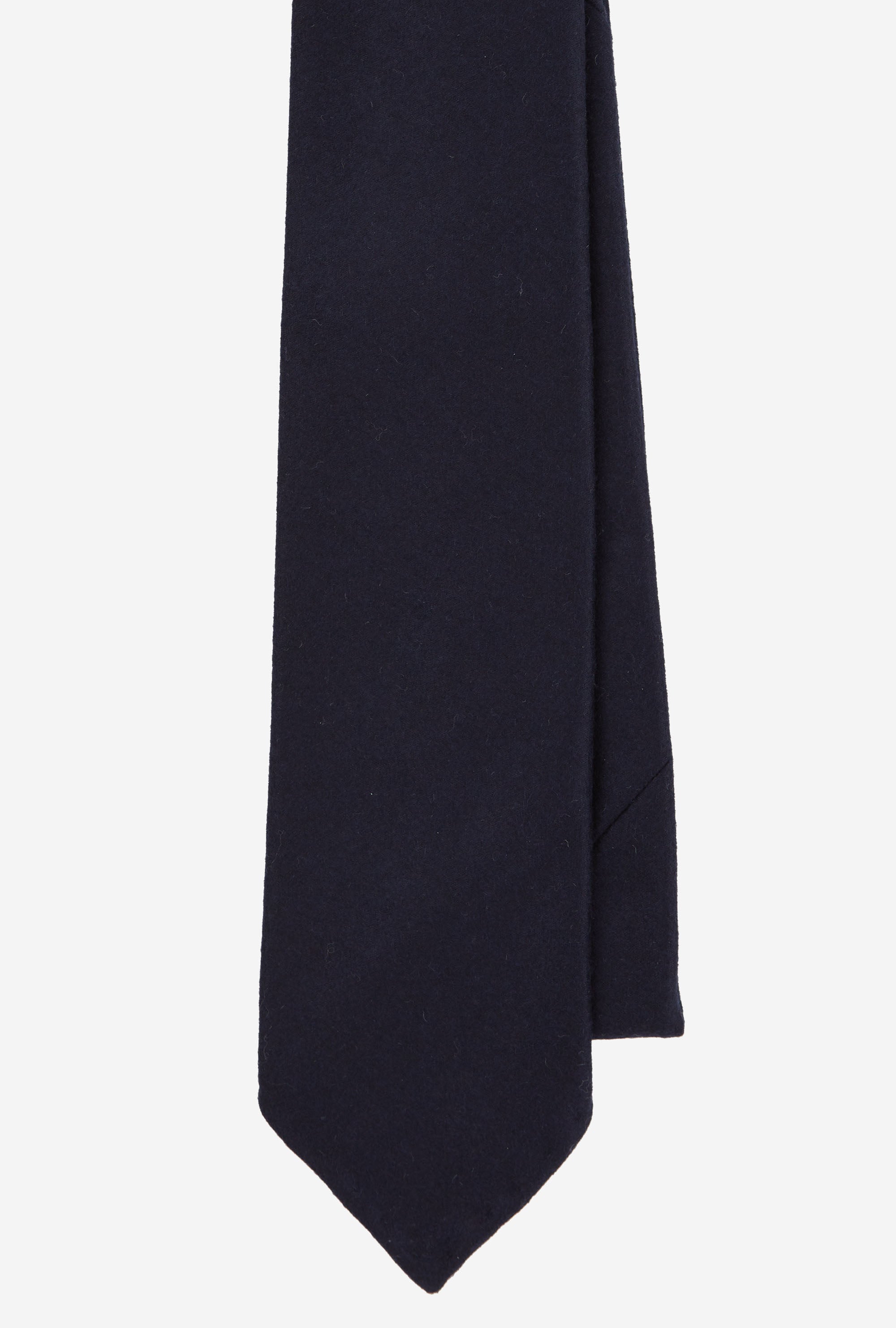 Tie Wool-Cashmere Navy