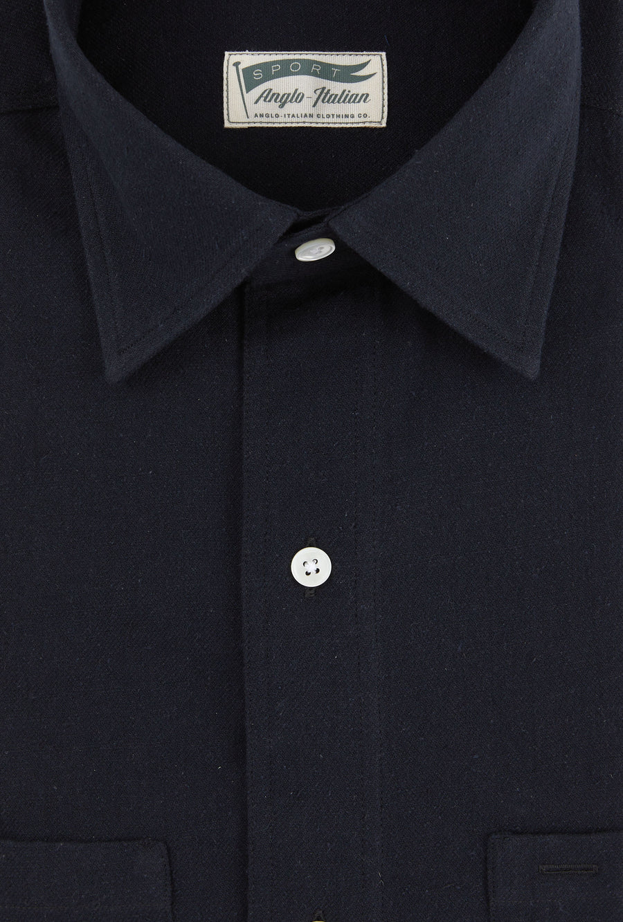 Mechanics Shirt Cotton Silk Navy