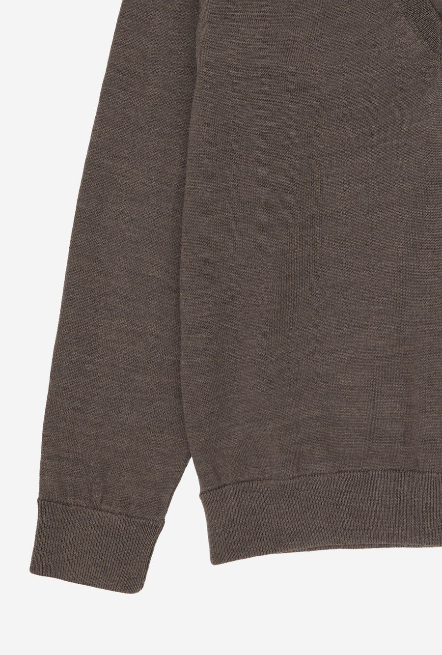 V-Neck Merino Wool Taupe