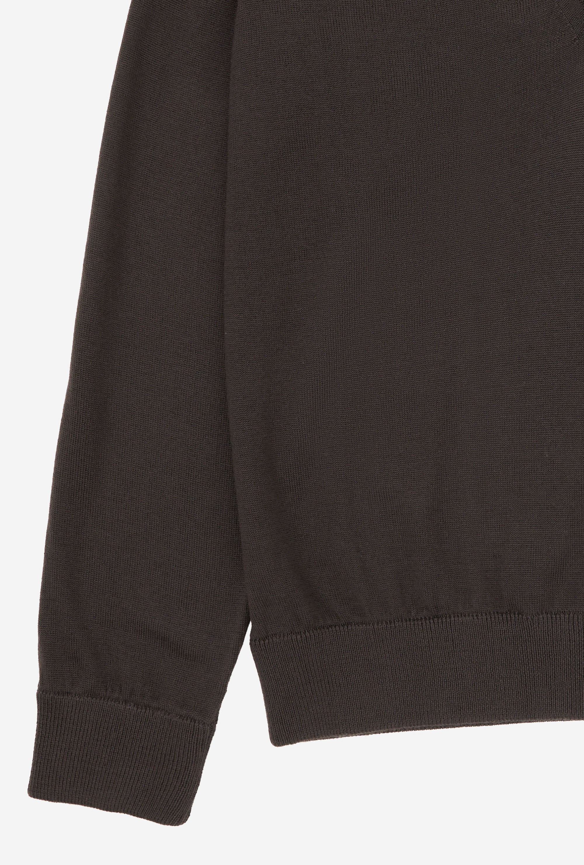 V-Neck Merino Wool Brown