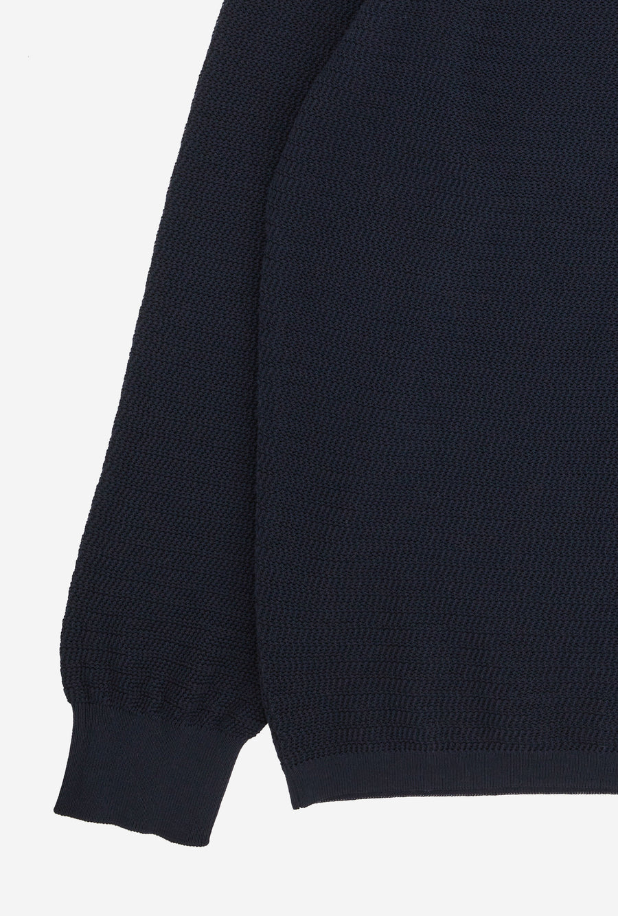 Zig Zag Polo Cotton Navy