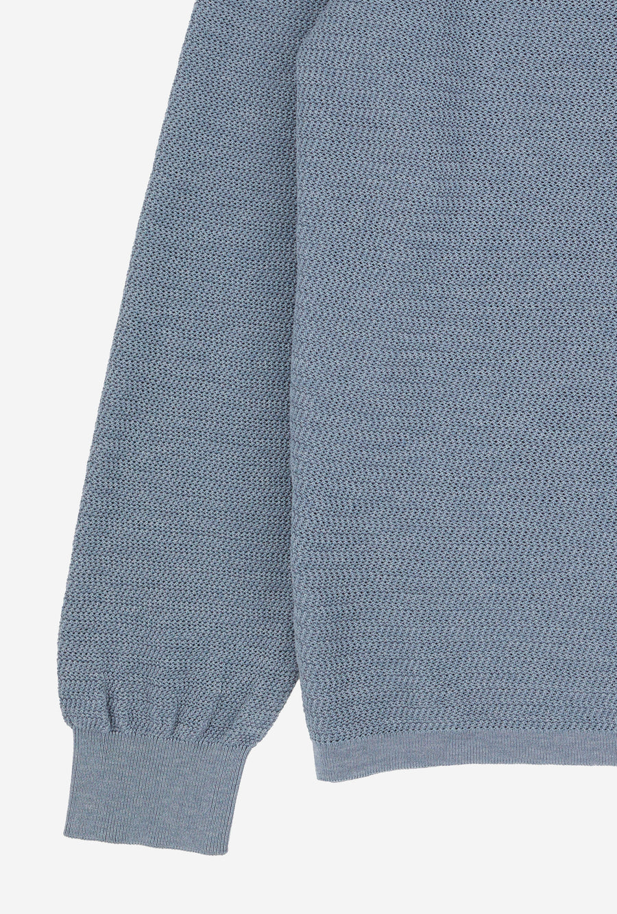 Zig Zag Polo Cotton Slate