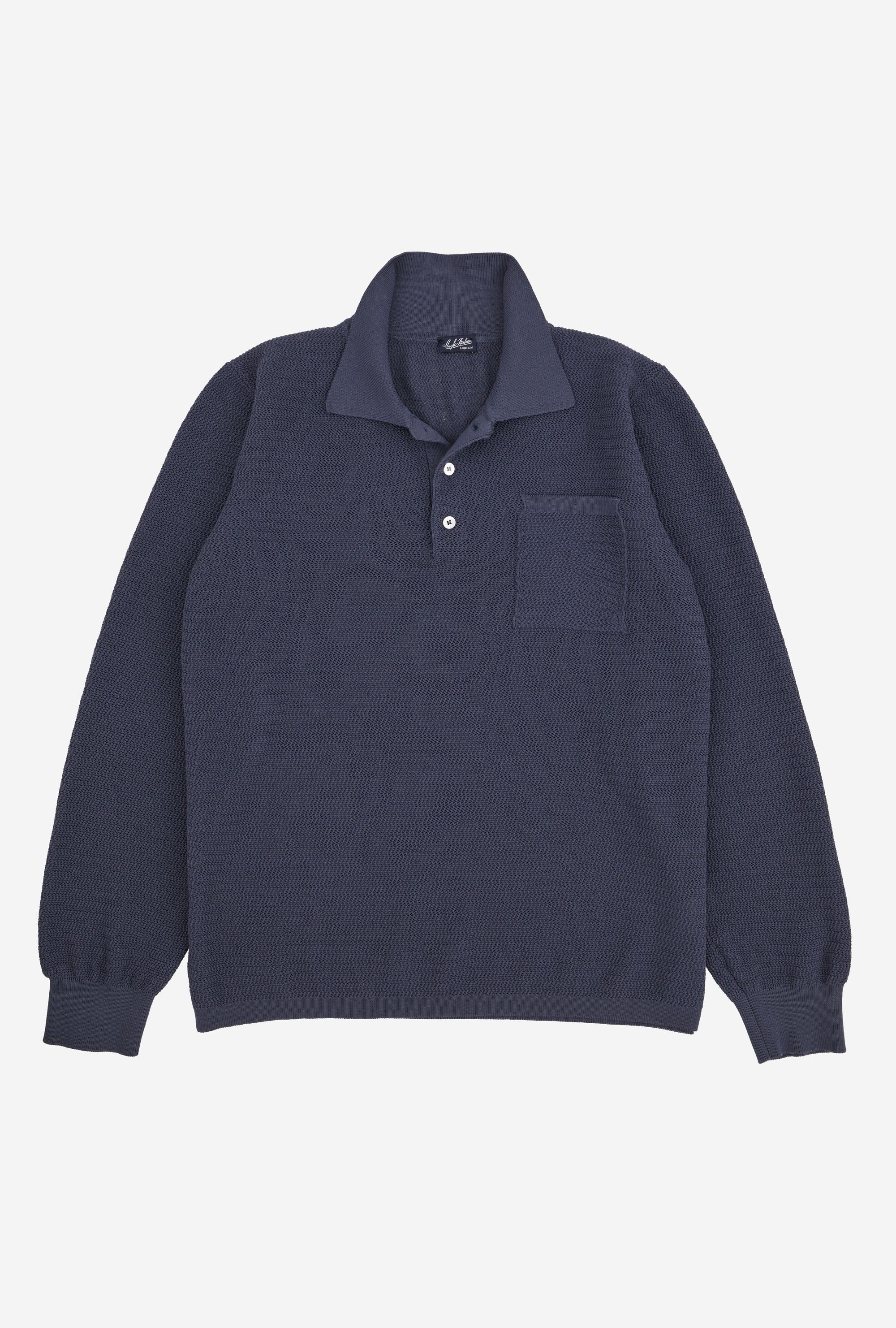 Zig Zag Polo Cotton Lavender