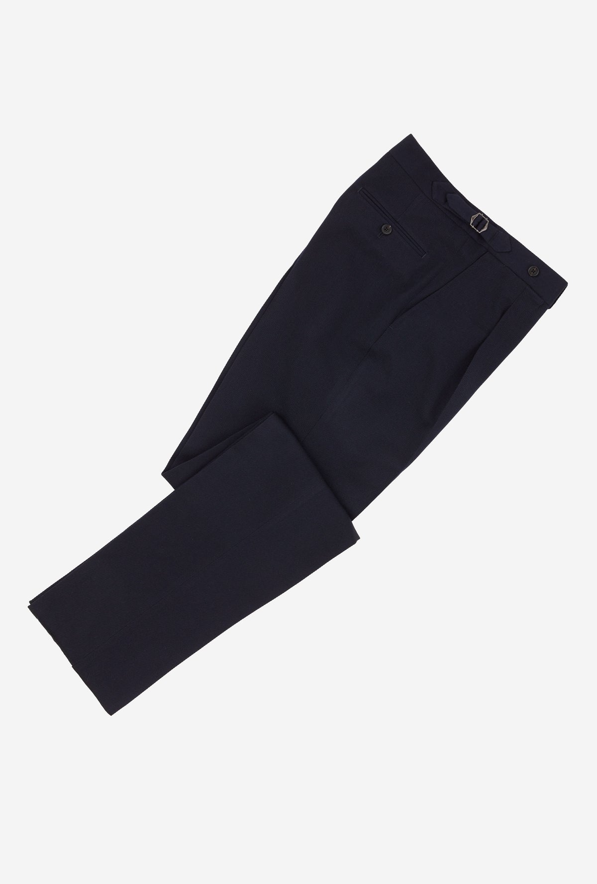 Suit Double Breasted Navy Wool Cavalry Twill