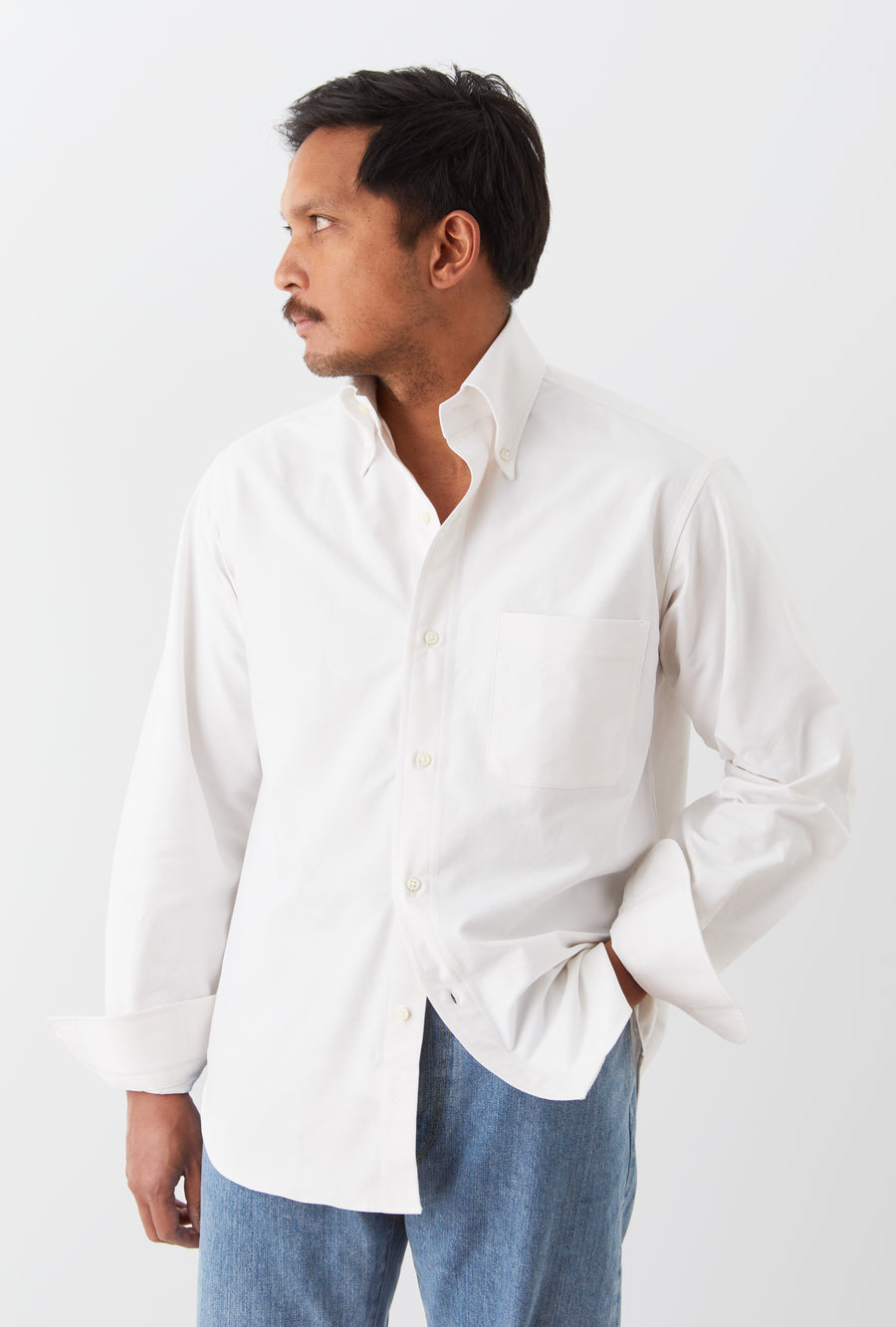 OCBD Grande Shirt Off White