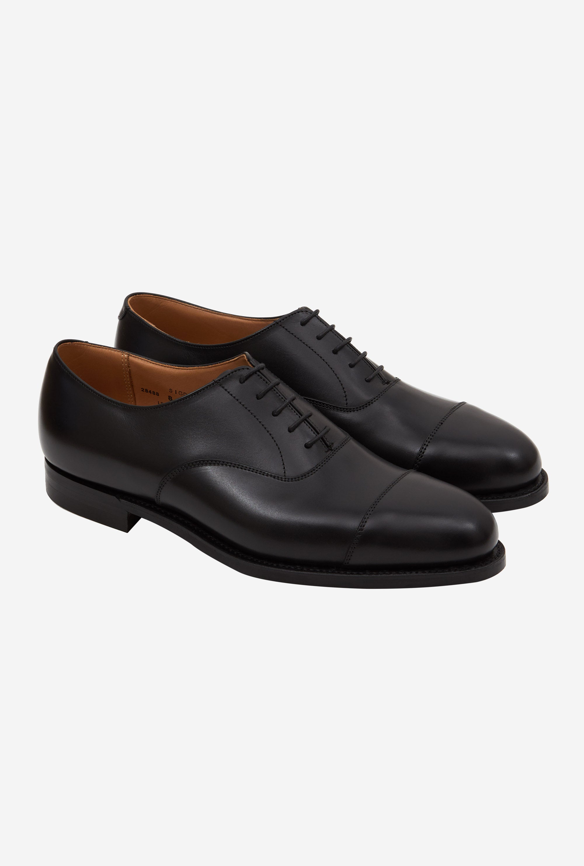 Crockett & Jones Sigdon Oxford Black Calf City Sole