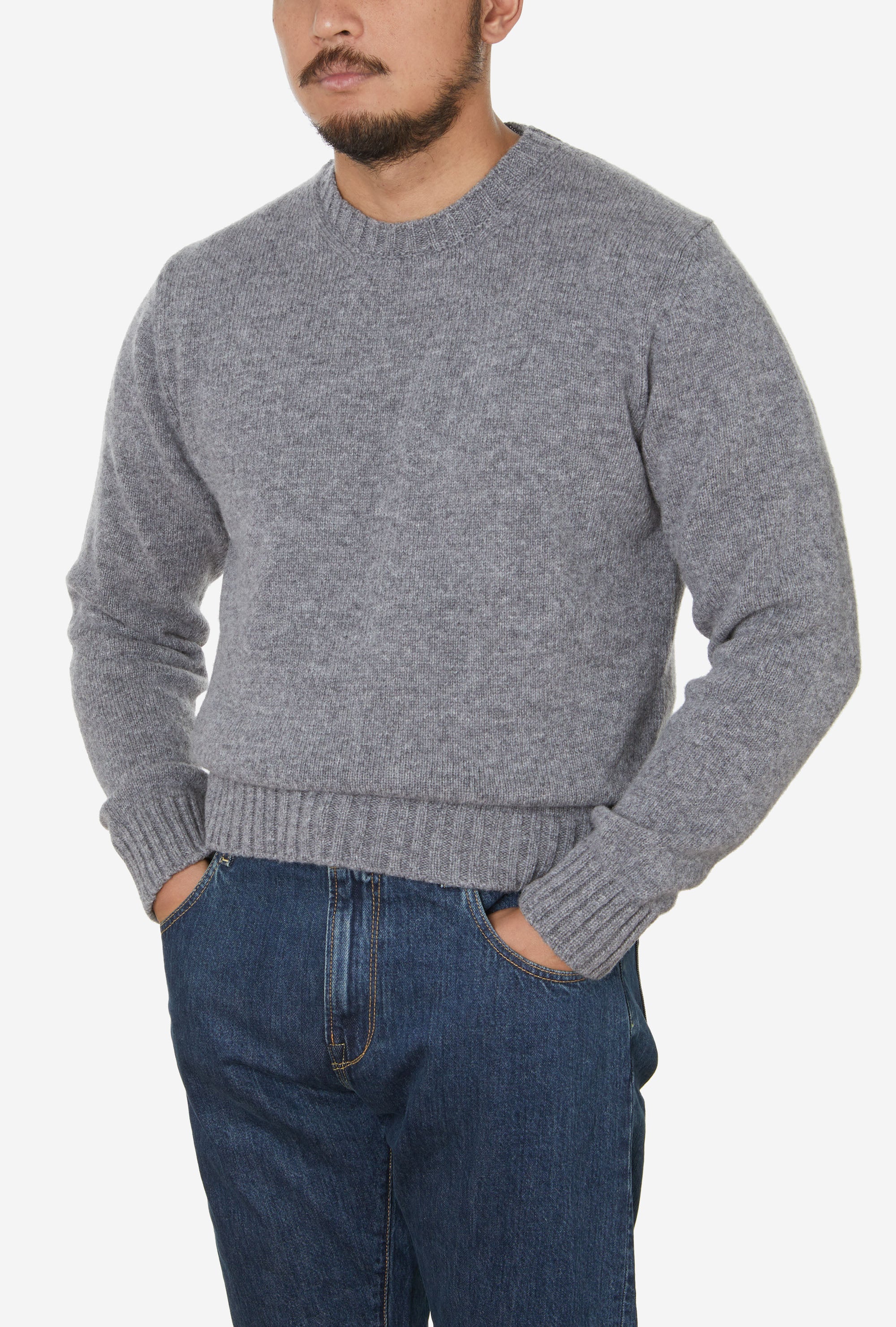 Crewneck Lambswool Grey