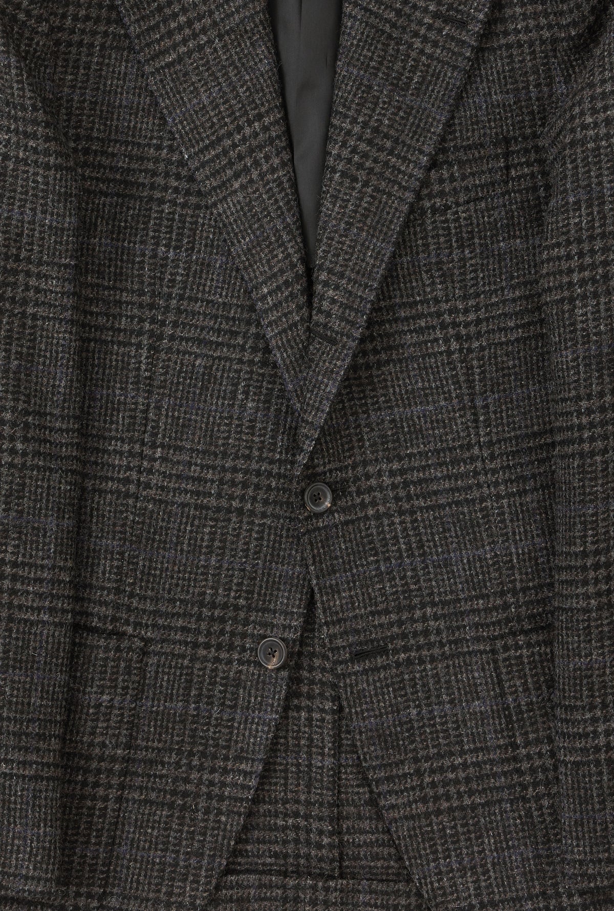Sport Jacket Wool Dark Brown Glen Plaid