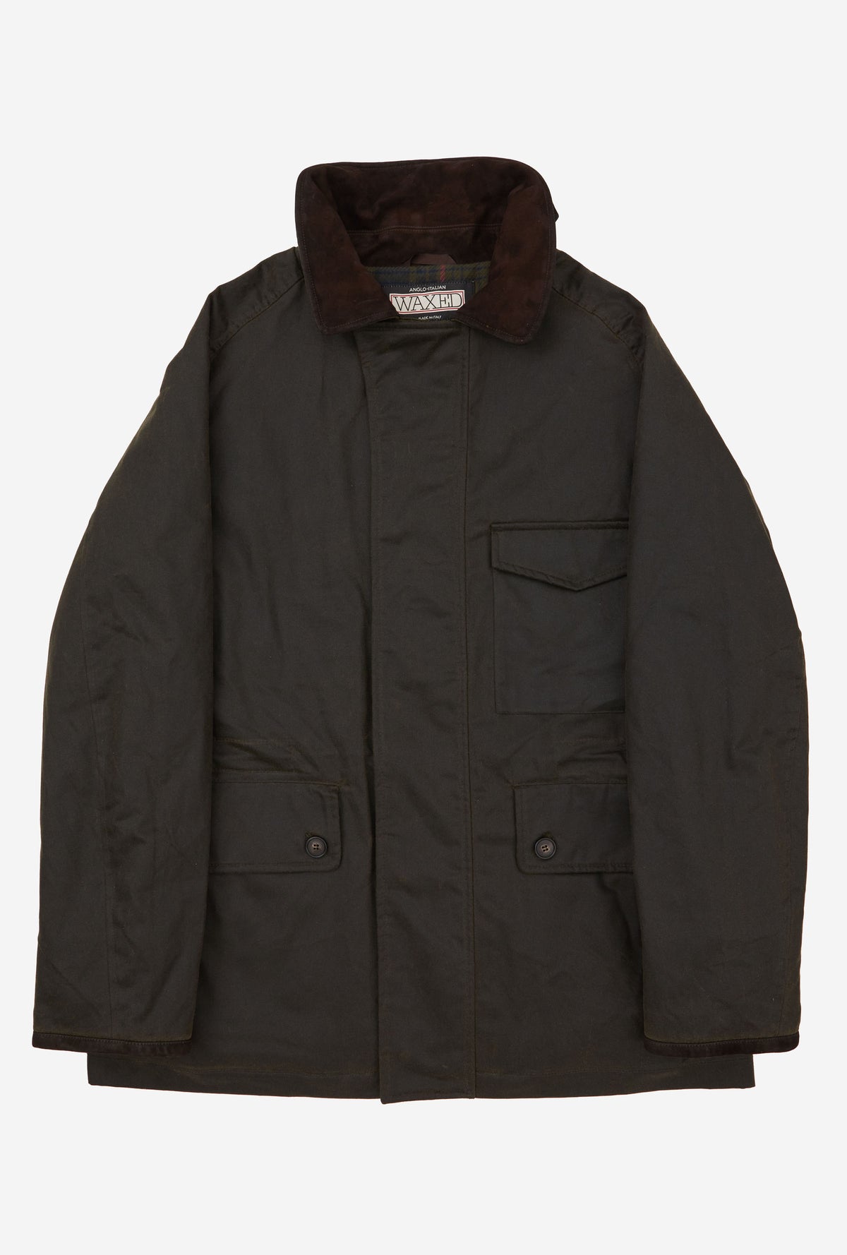 Country Coat Waxed Cotton Olive