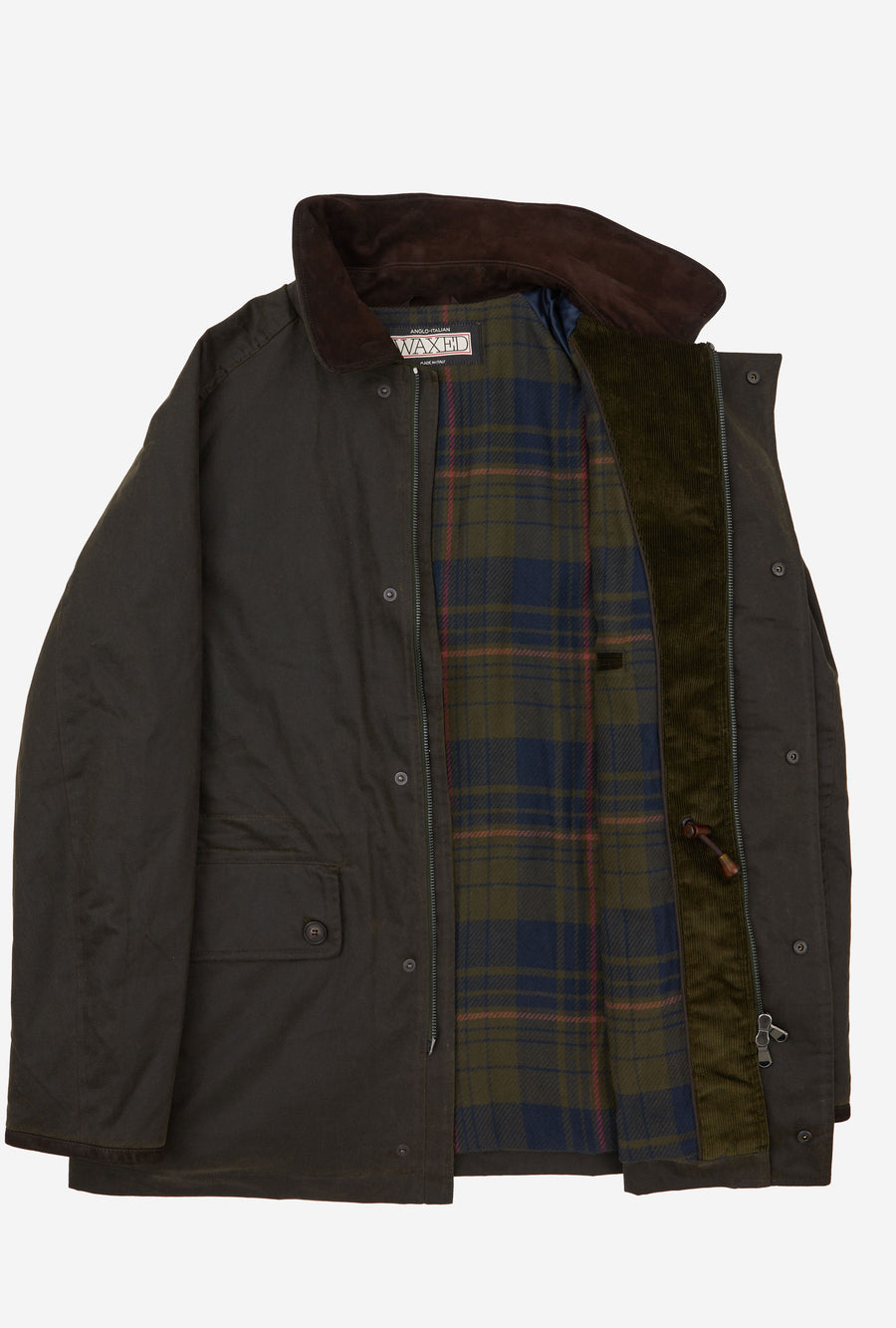 Country Coat Waxed Cotton Olive