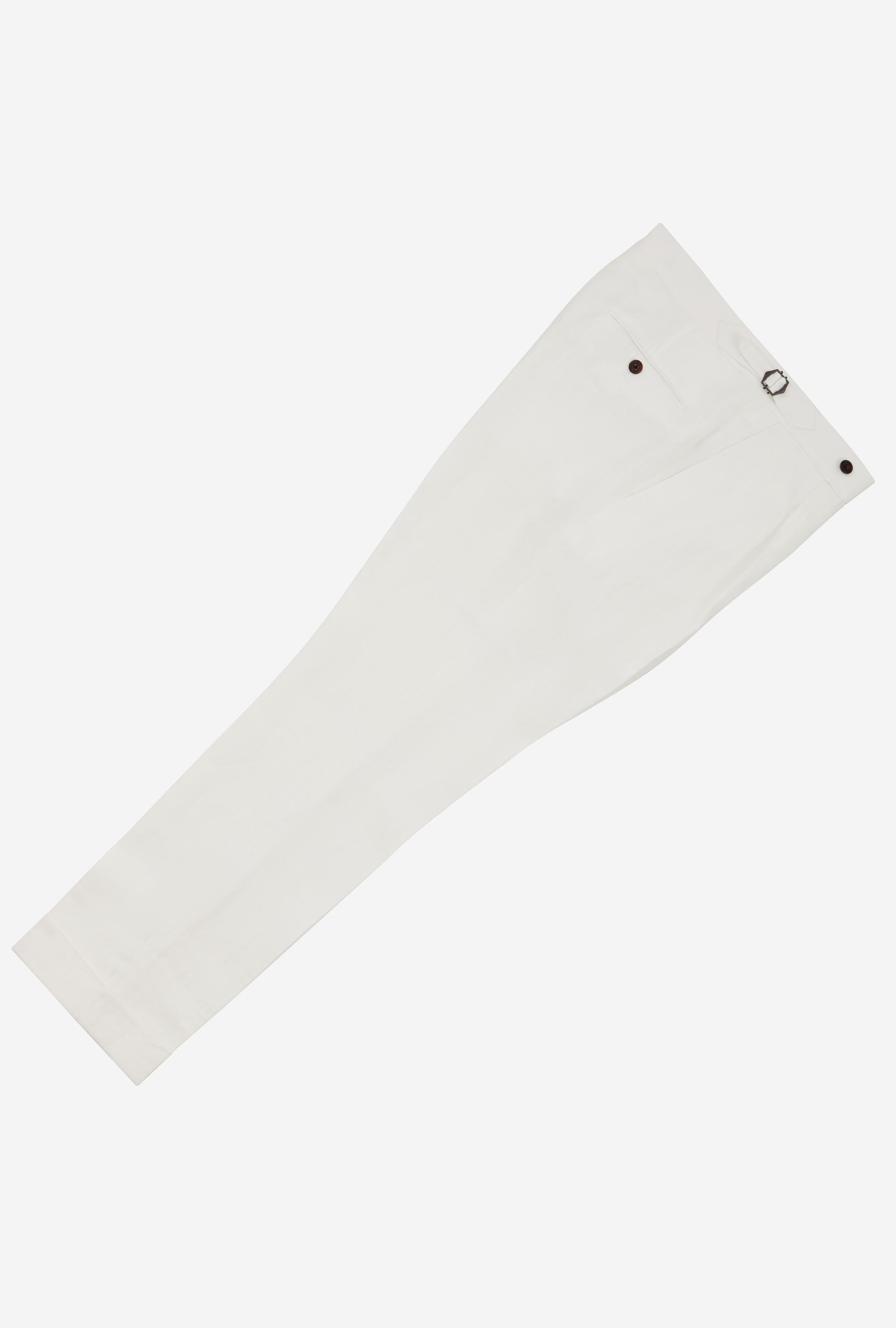 Tailored Trouser Washed Linen White