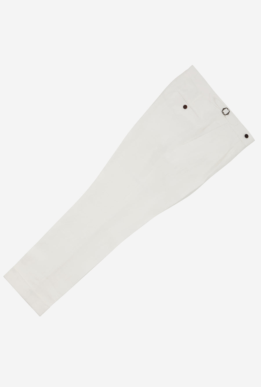 Tailored Trouser Washed Linen White