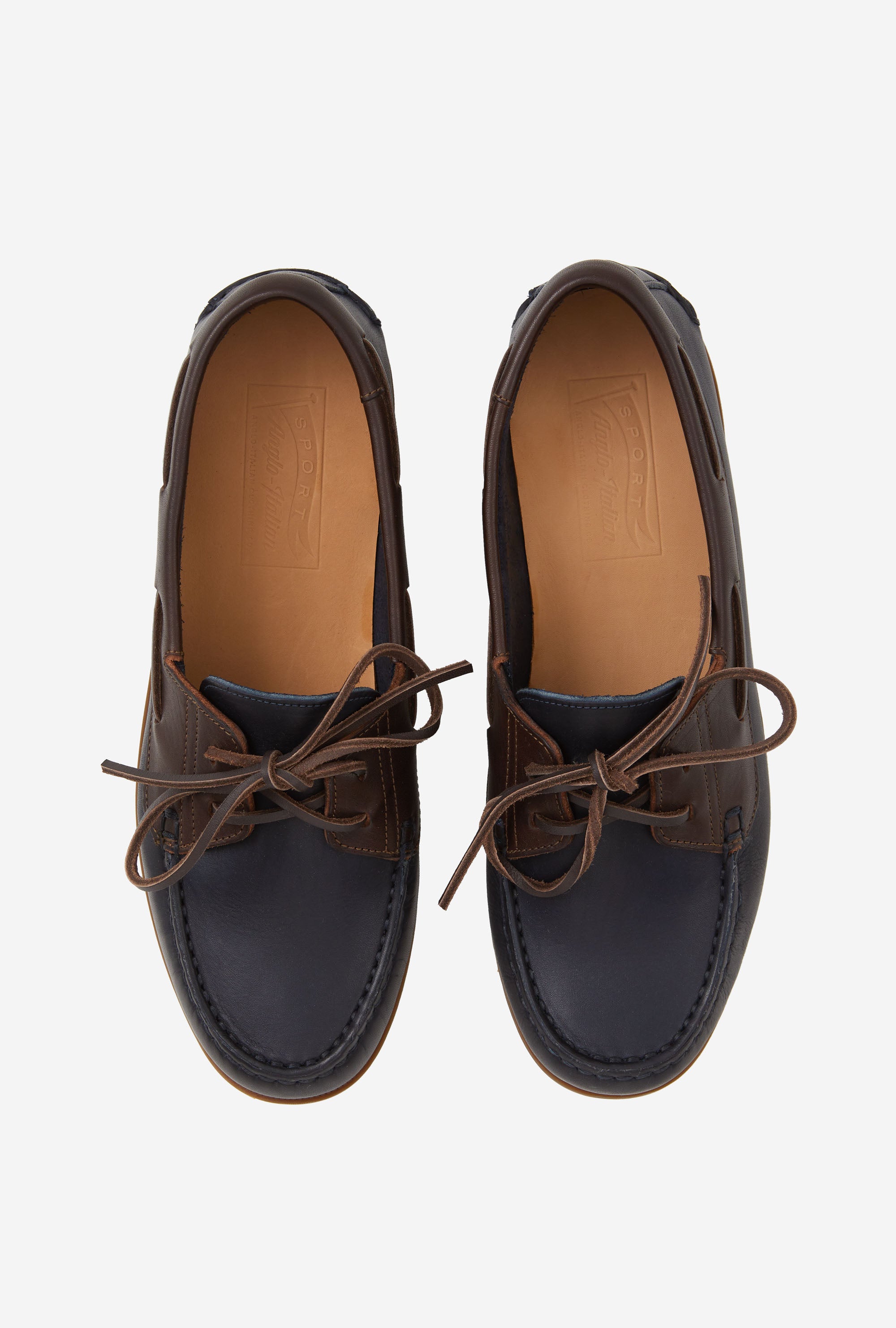 Boat Shoes Navy Espresso Calf