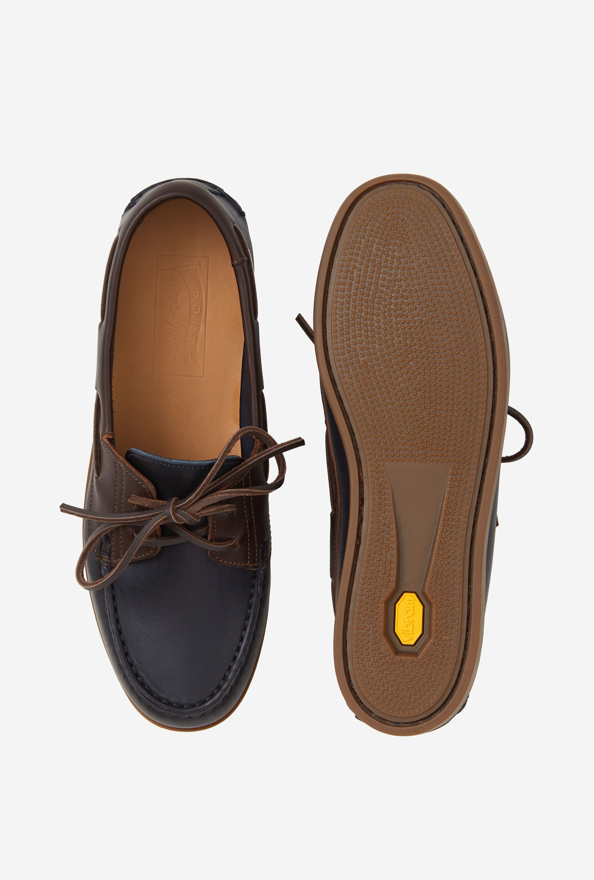 Boat Shoes Navy Espresso Calf