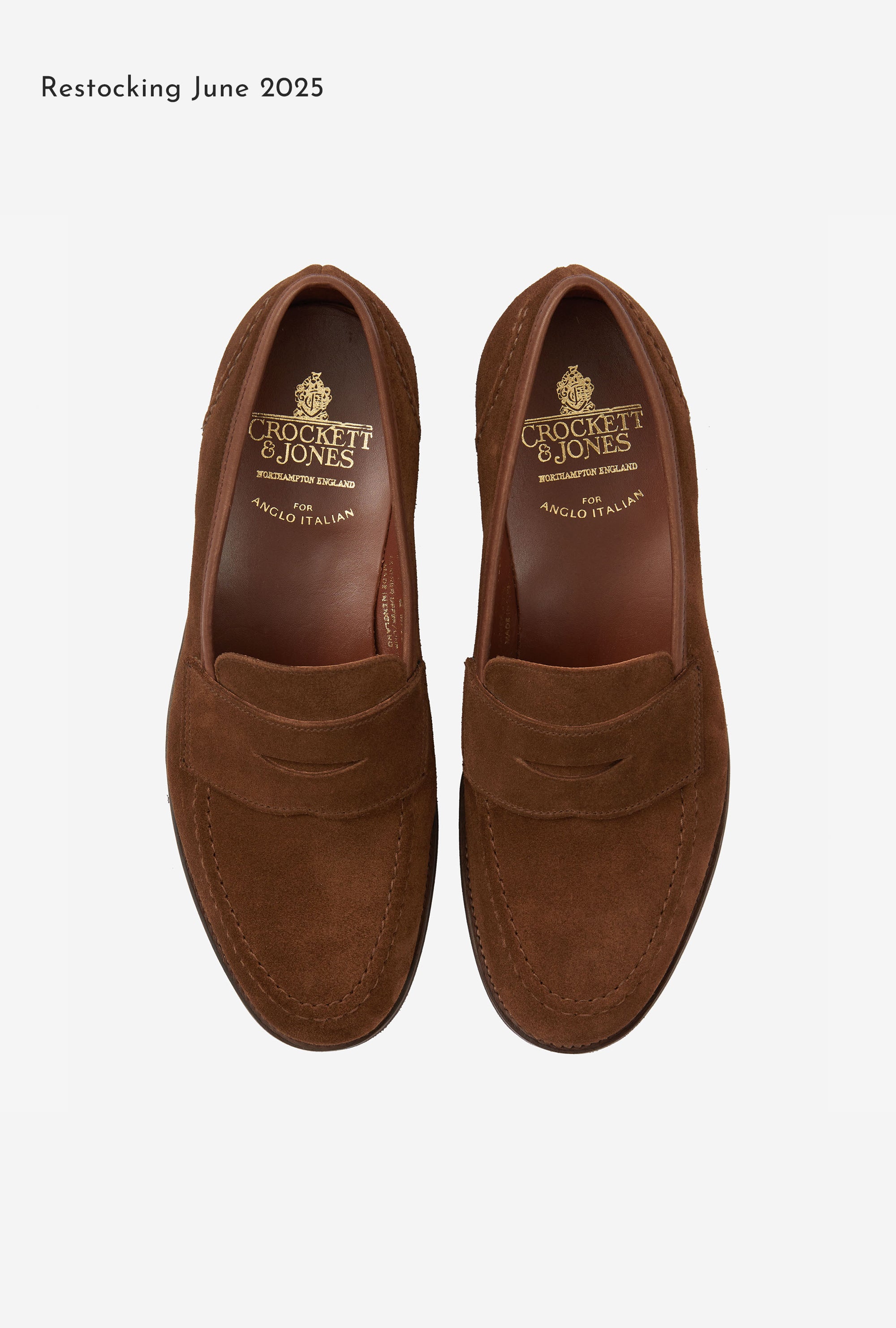 Crockett & Jones Unley Loafer Snuff Suede City Sole