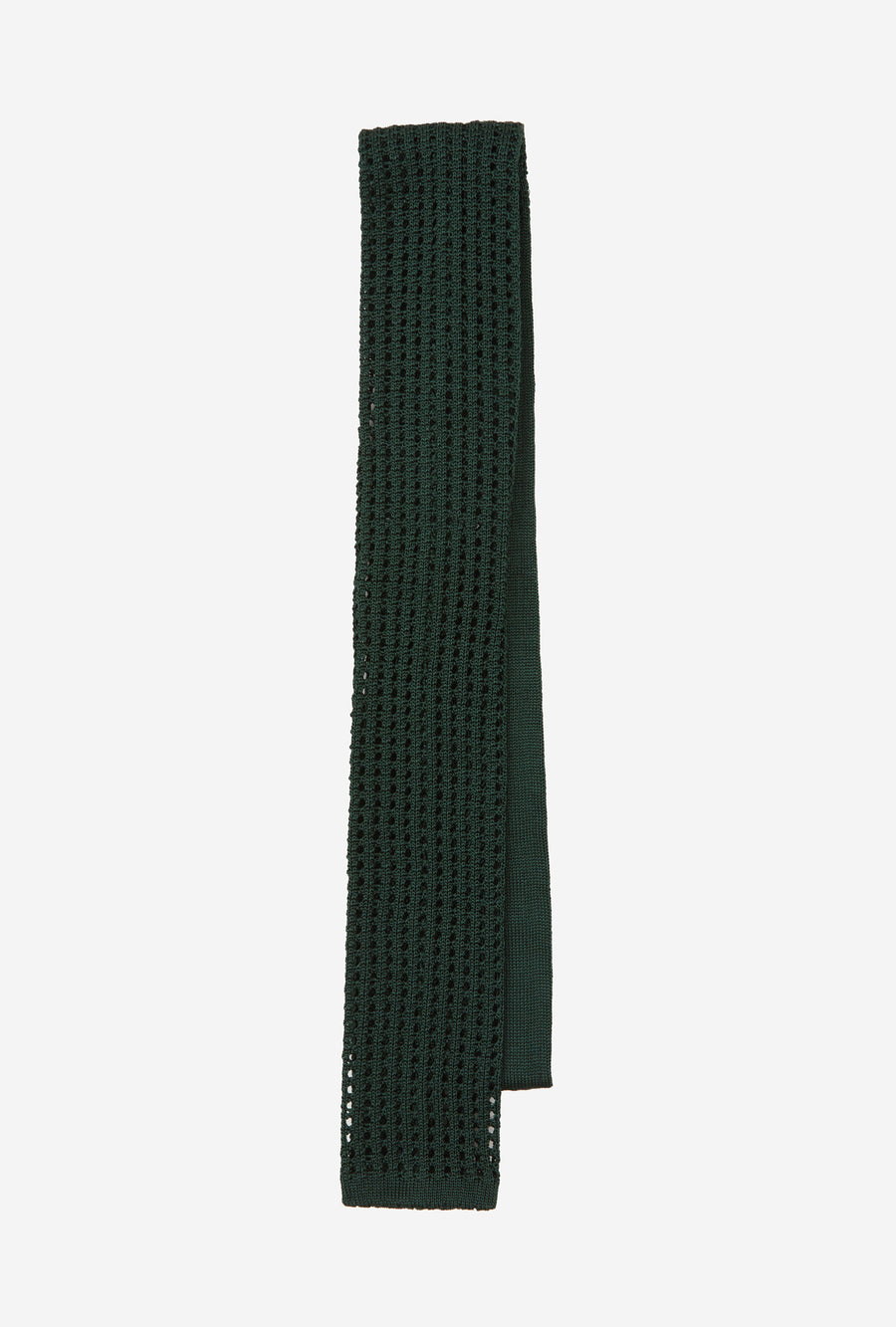 Knit Tie Silk Cypress Green