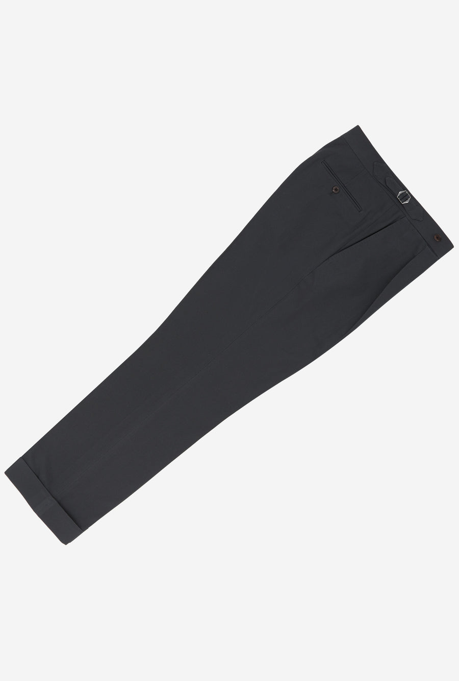 Pleated Chino Petrol