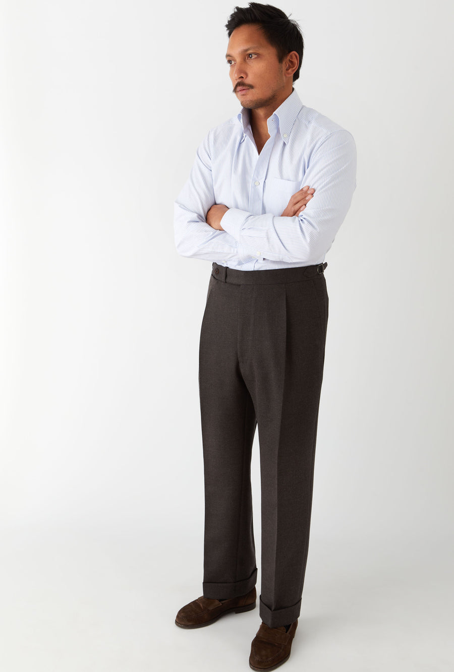 Tailored Trouser Brown Cavalry Twill