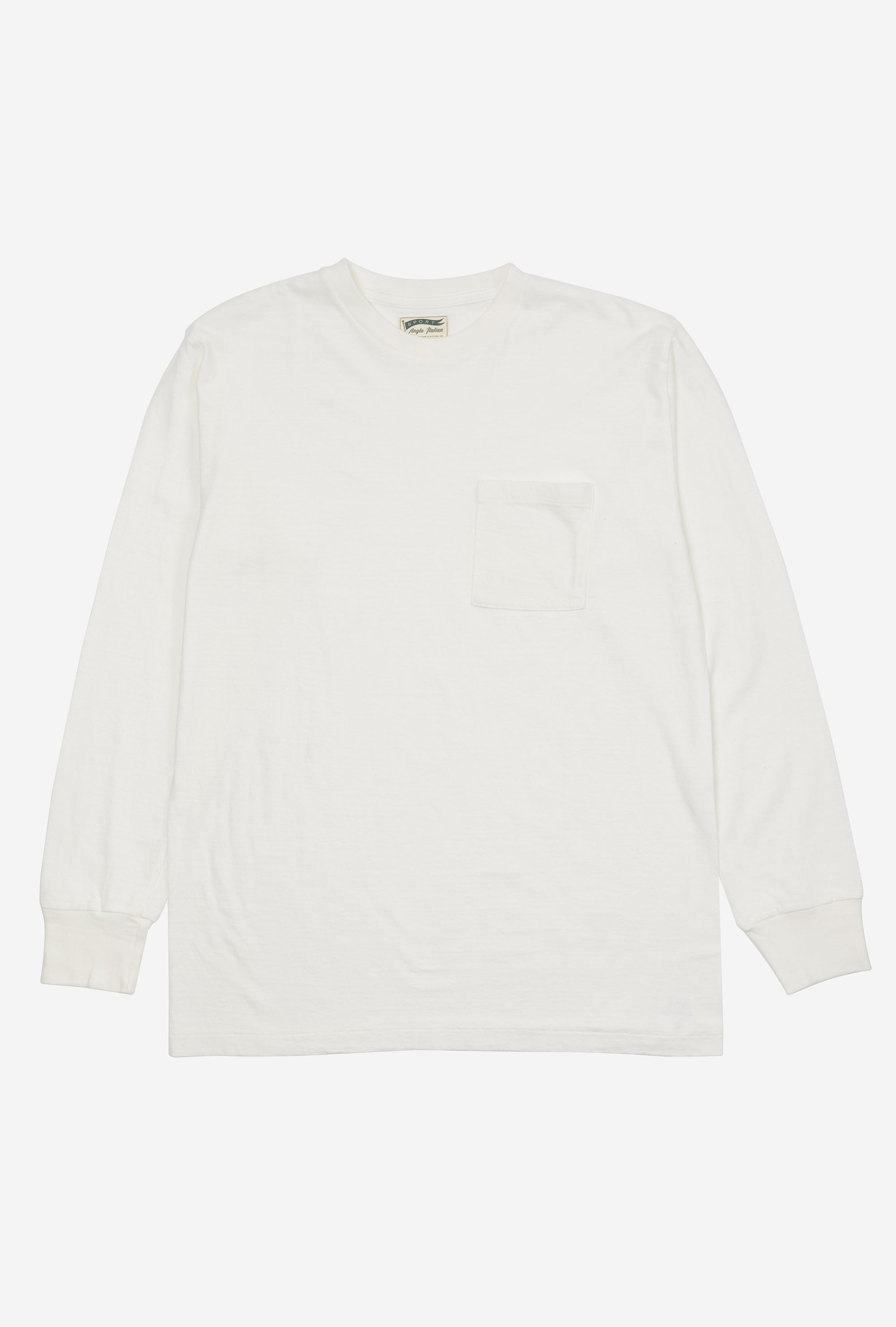 Cotton Long Sleeve T-Shirt White
