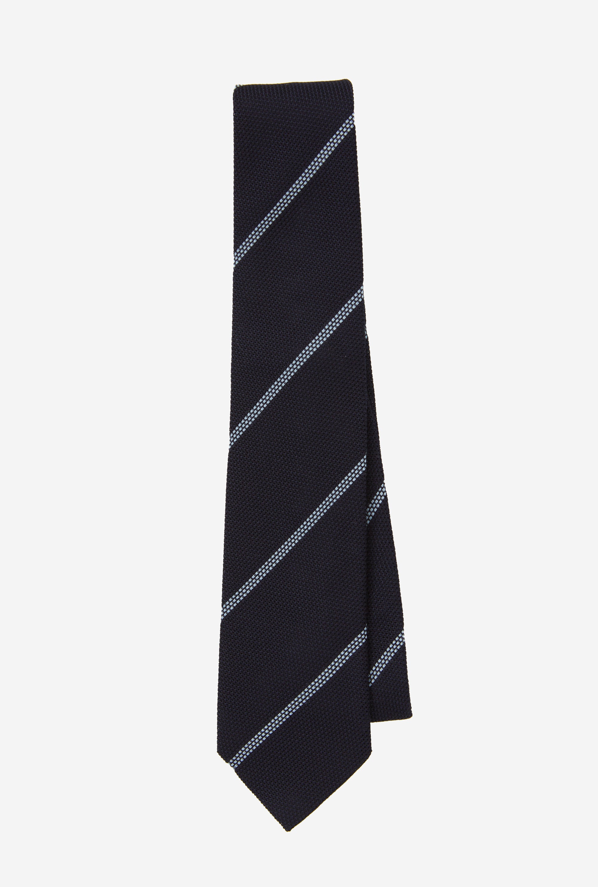 Tie Grenadine Navy Sky Stripe