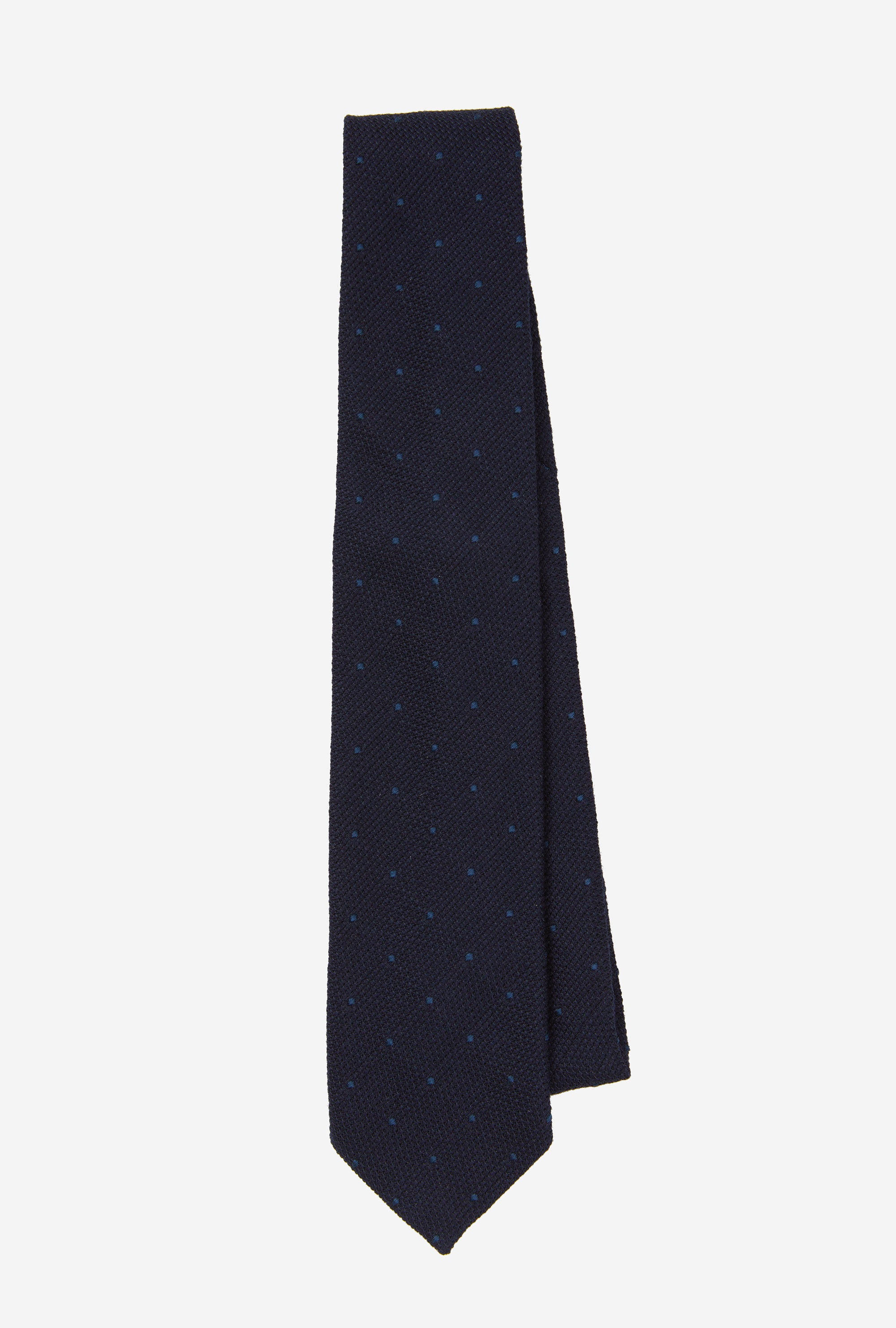 Tie Grenadine Navy Blue Dot