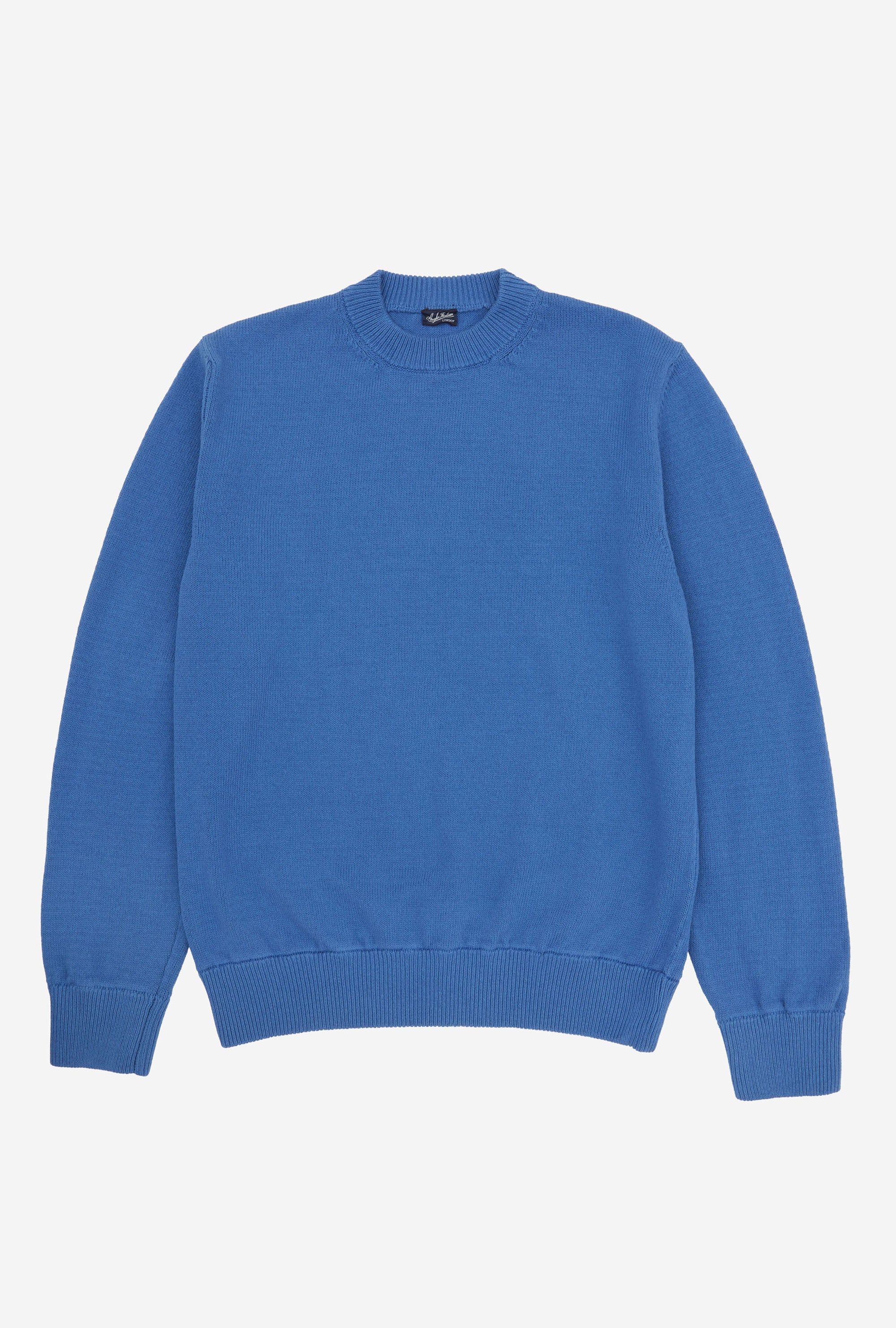Crewneck Heavy Cotton Cobalt Blue