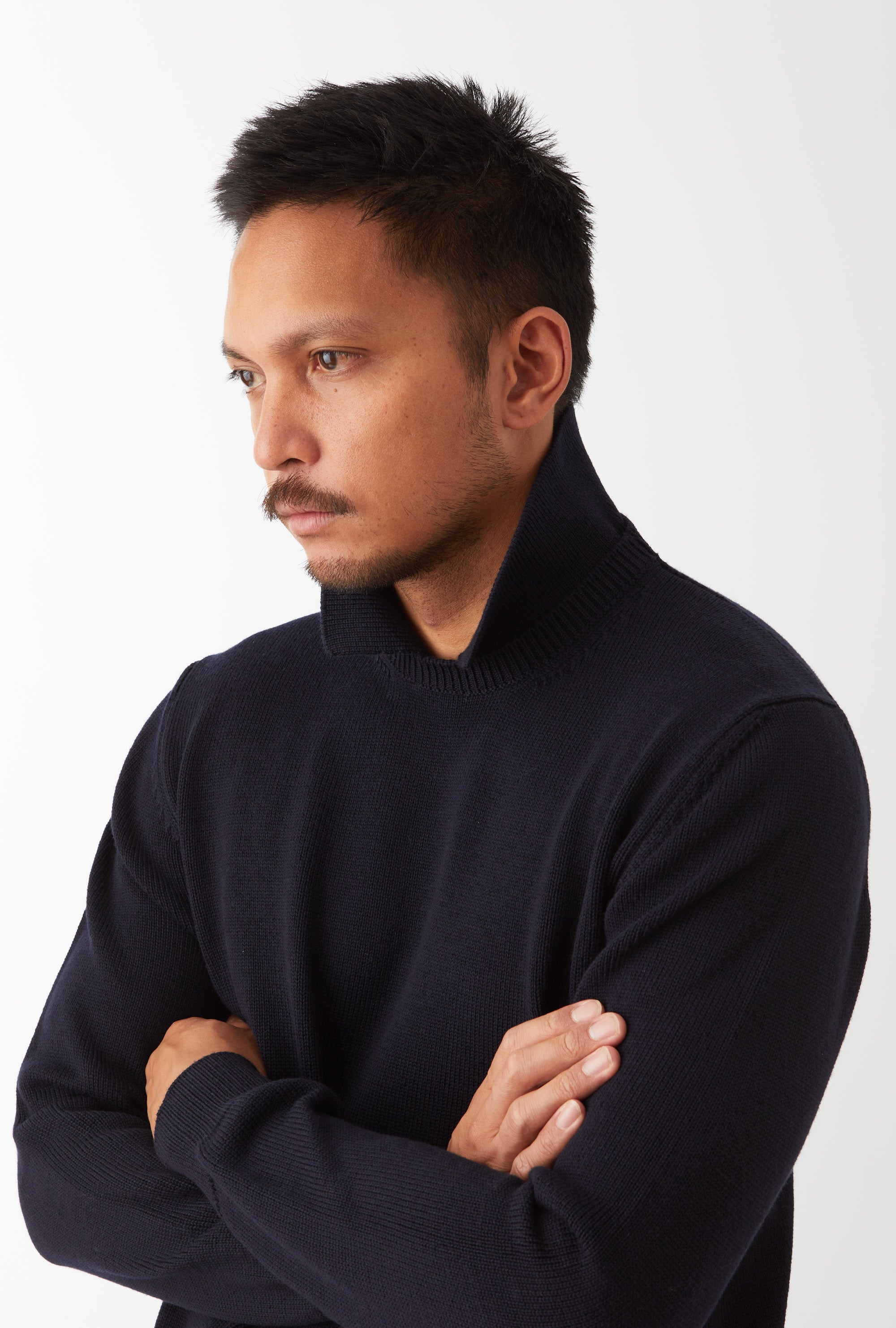 Stromboli Wool Cotton Navy