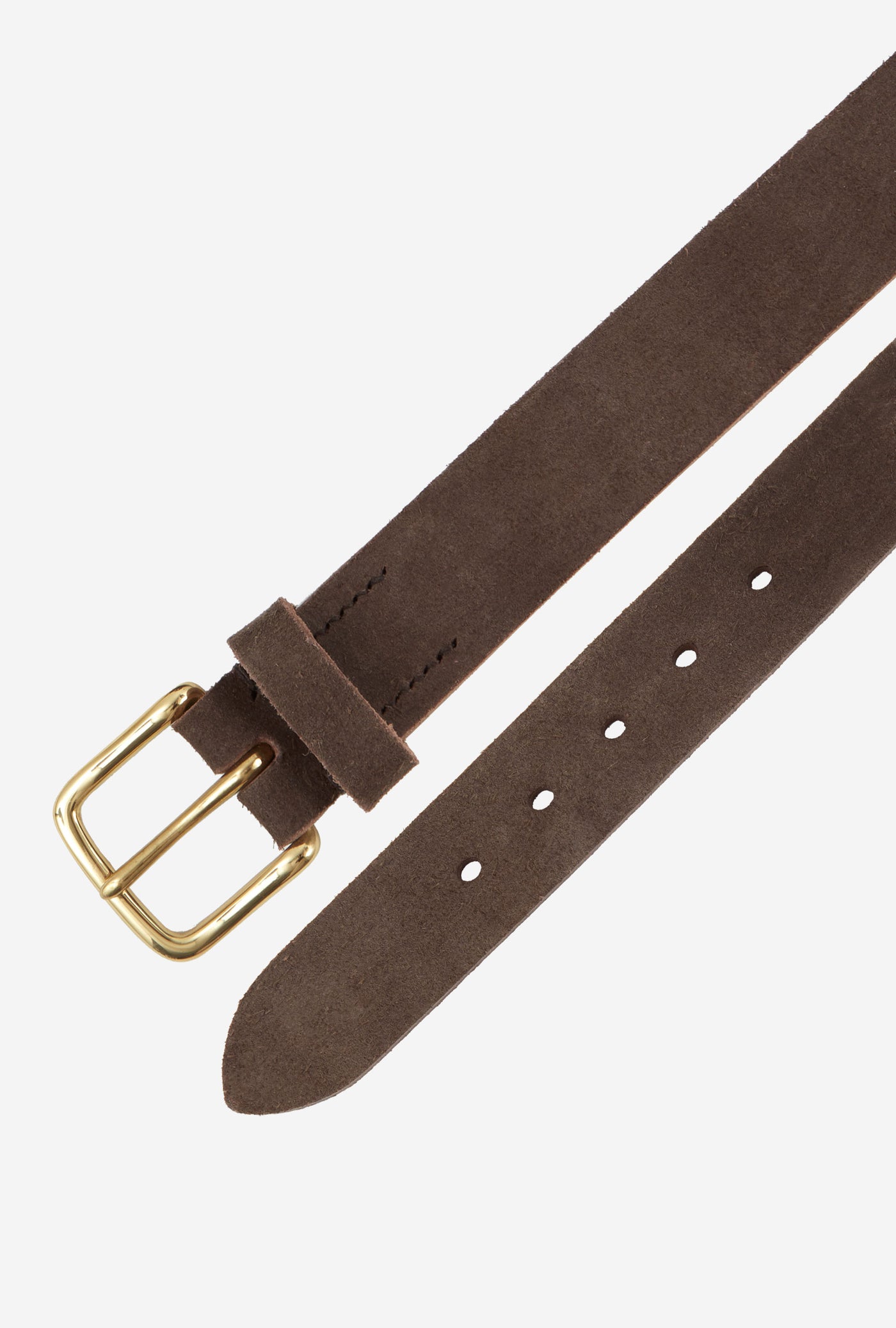 Brown Suede Belt