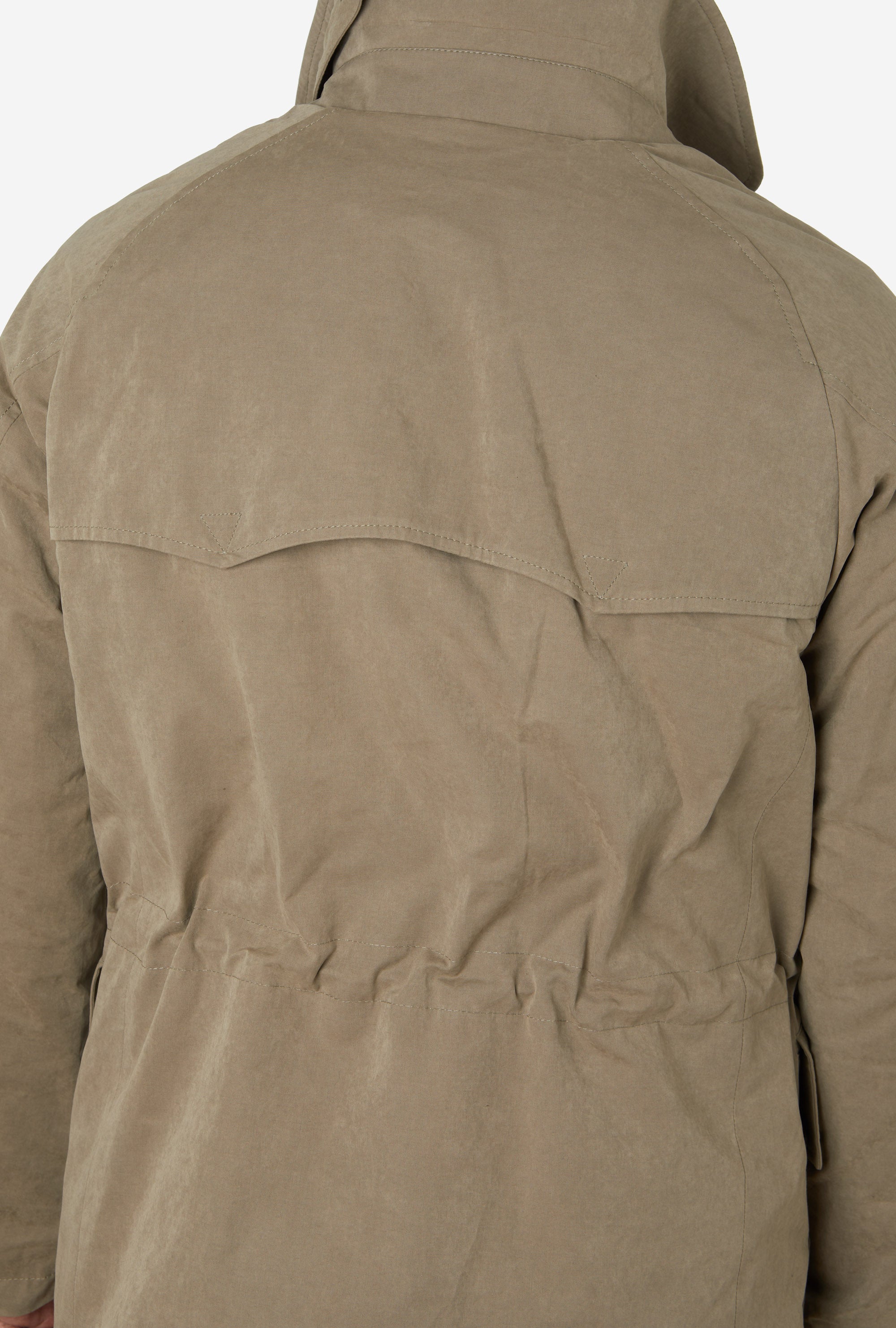 Country Coat Technical Cotton Khaki