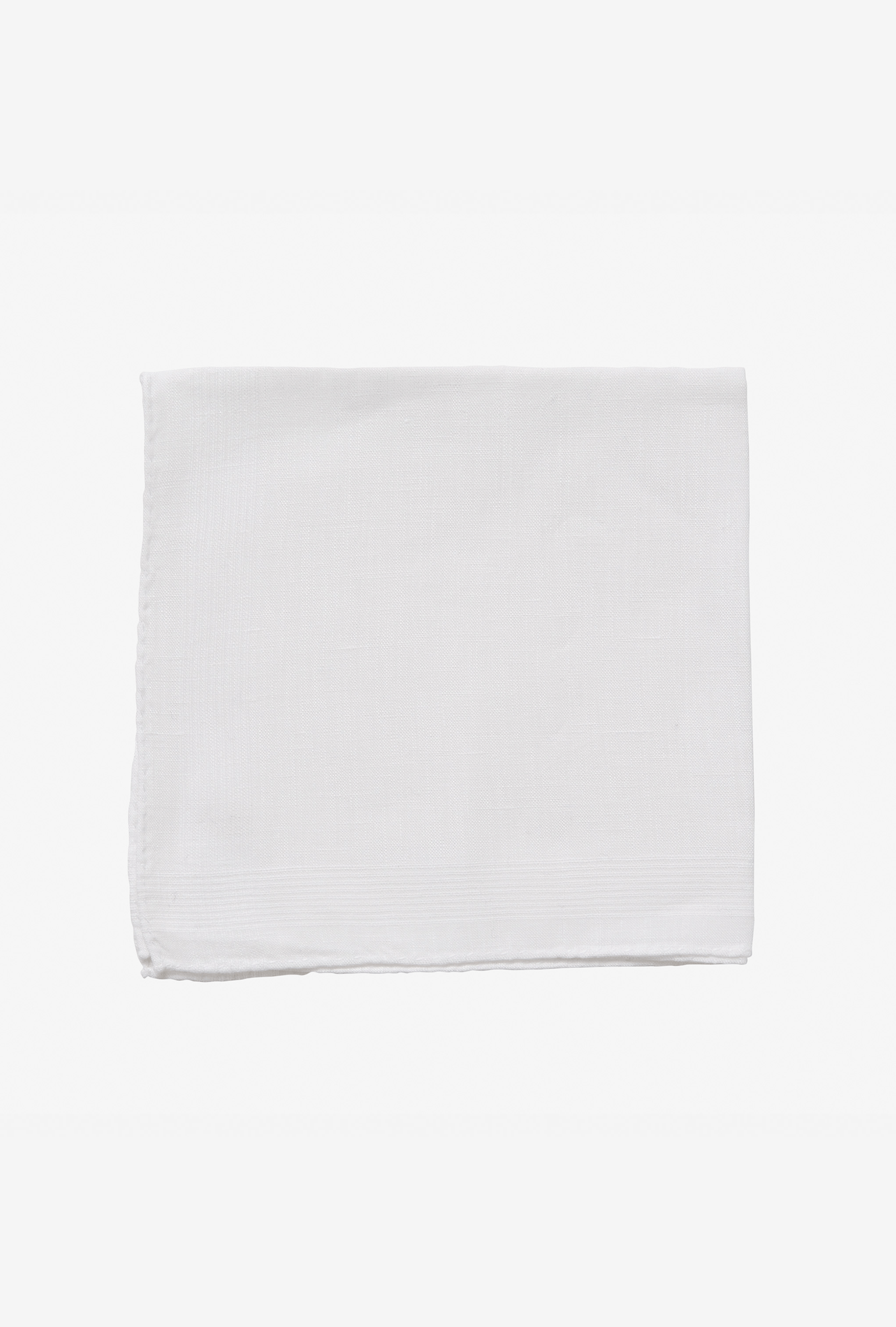 Pocket Square Linen White