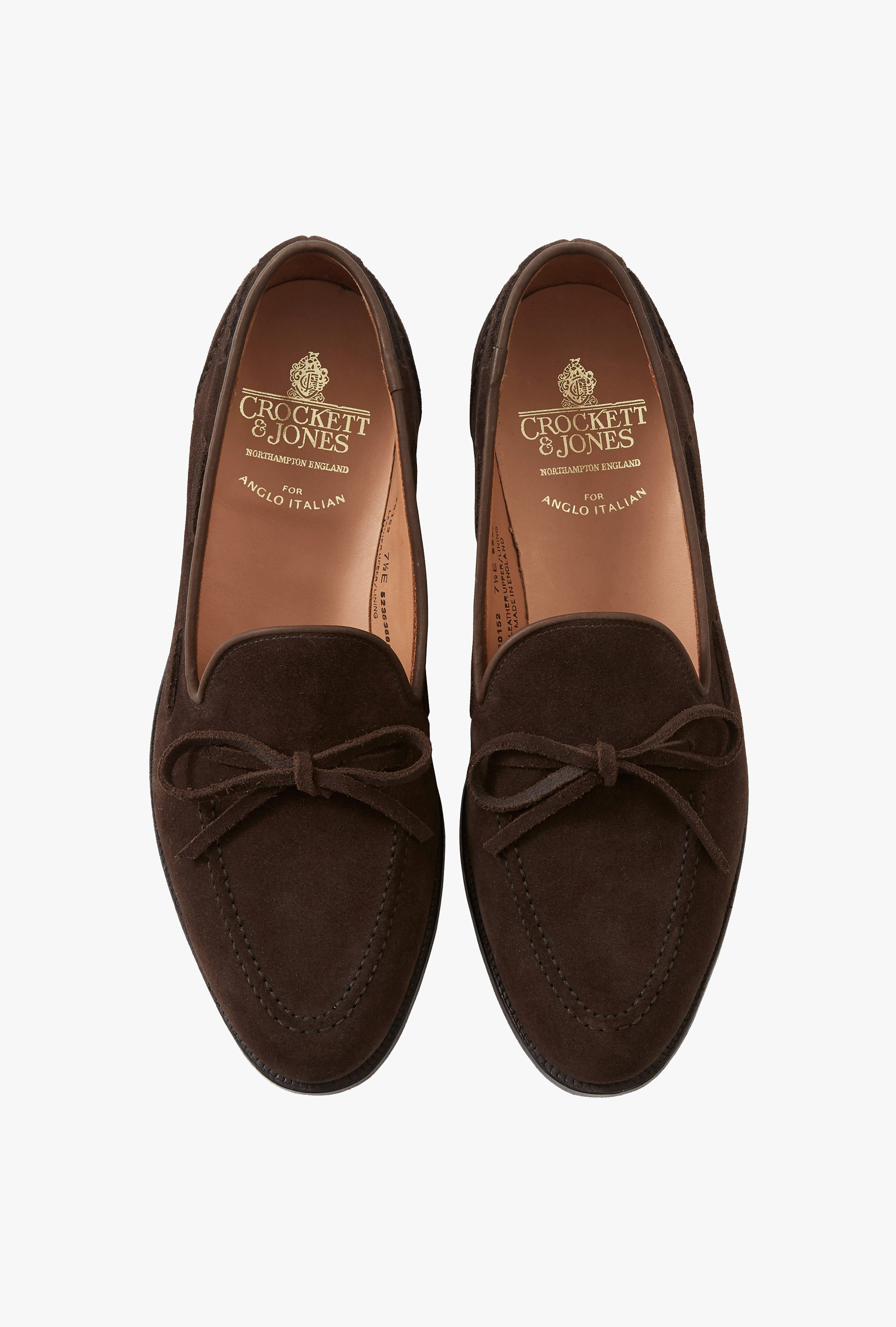 Crockett u0026 Jones Napier Loafer Brown Suede City Sole