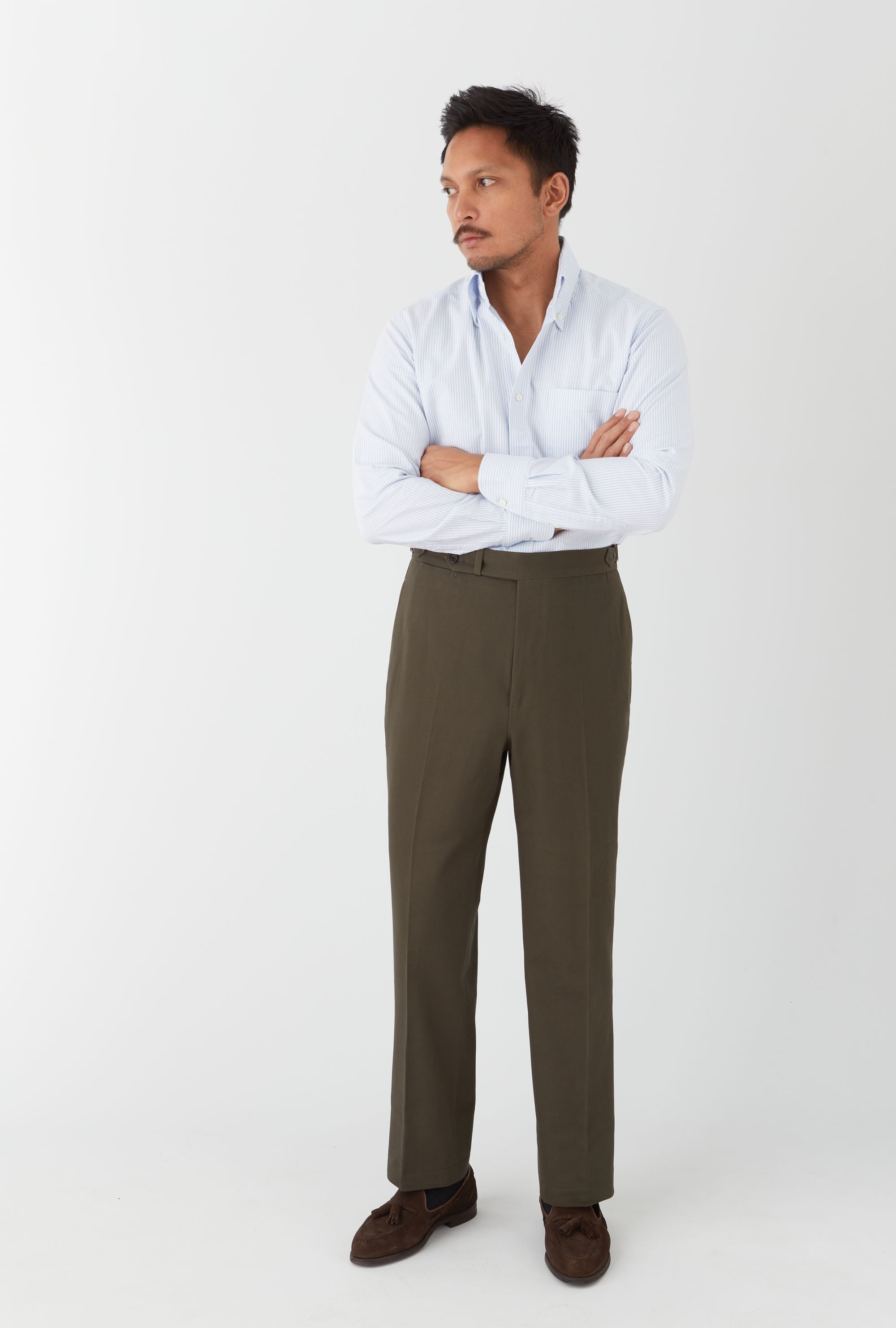 Flat Front Chino Olive