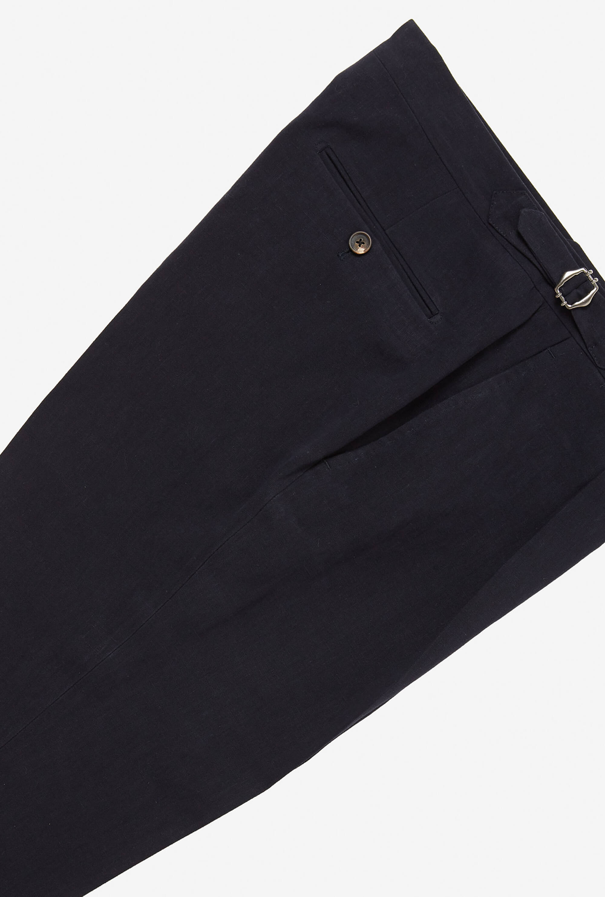 Tailored Trouser Twisted Linen Navy