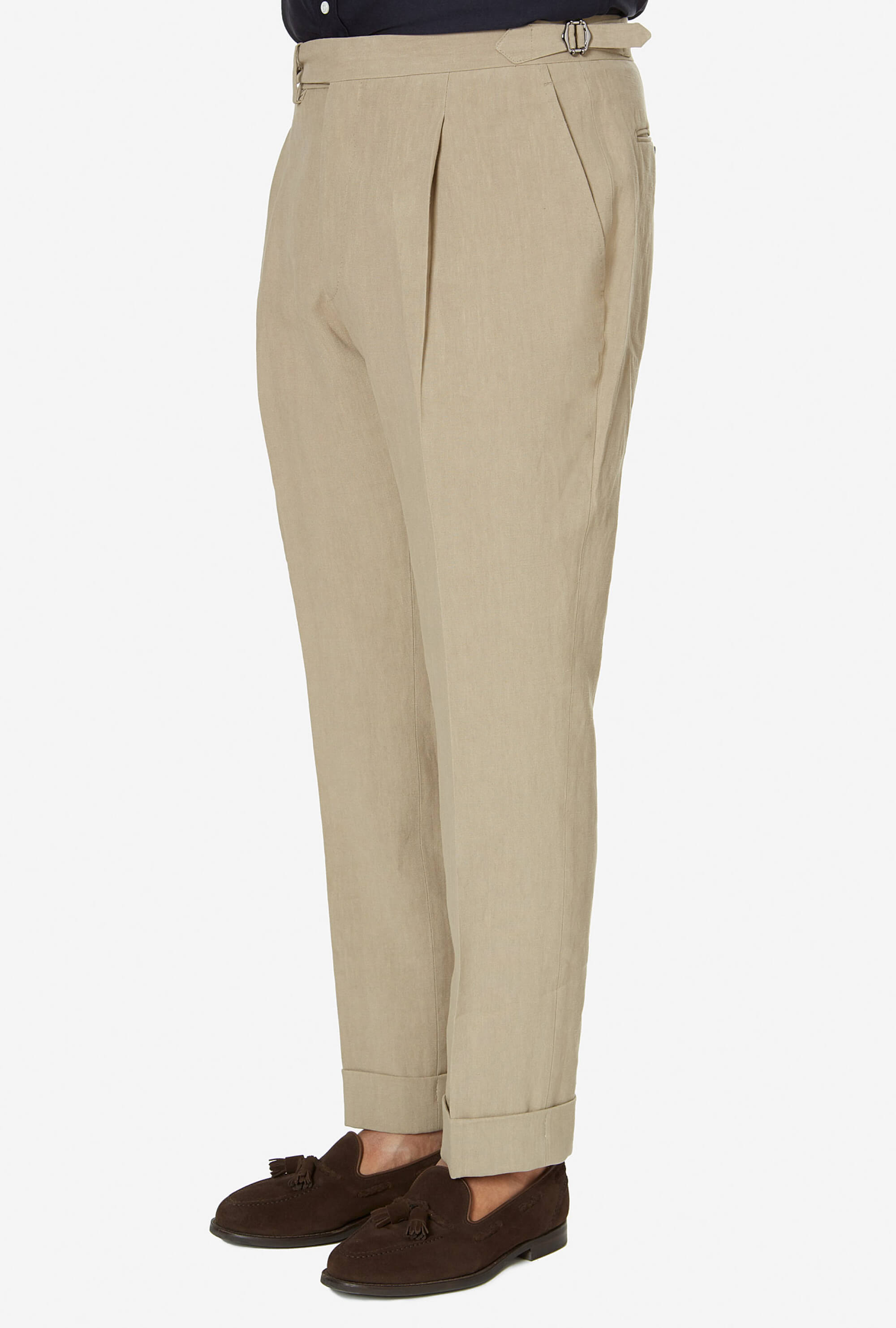Tailored Trouser Twisted Linen Sand
