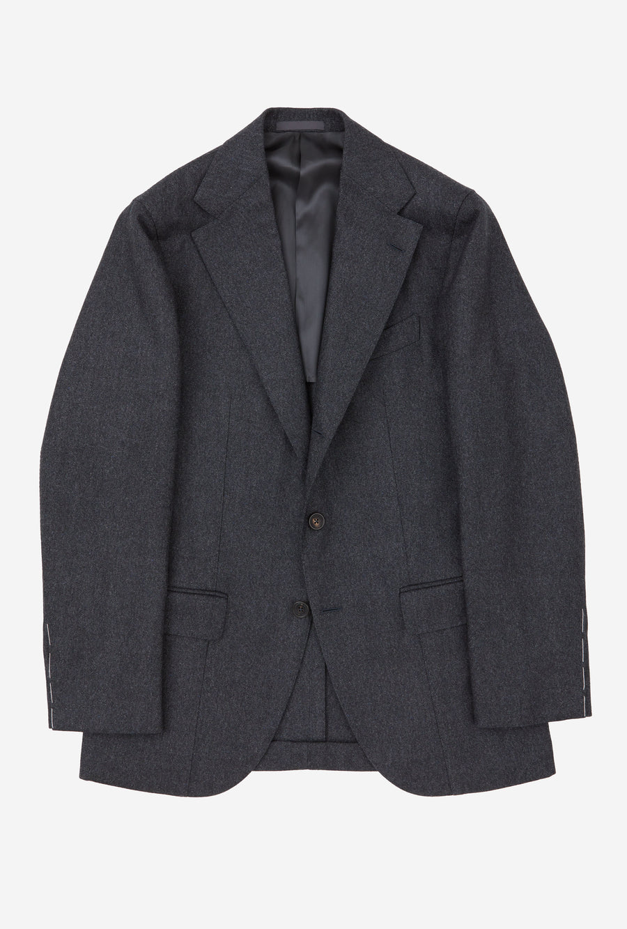 Suit Single Breasted Charcoal Blue Donegal