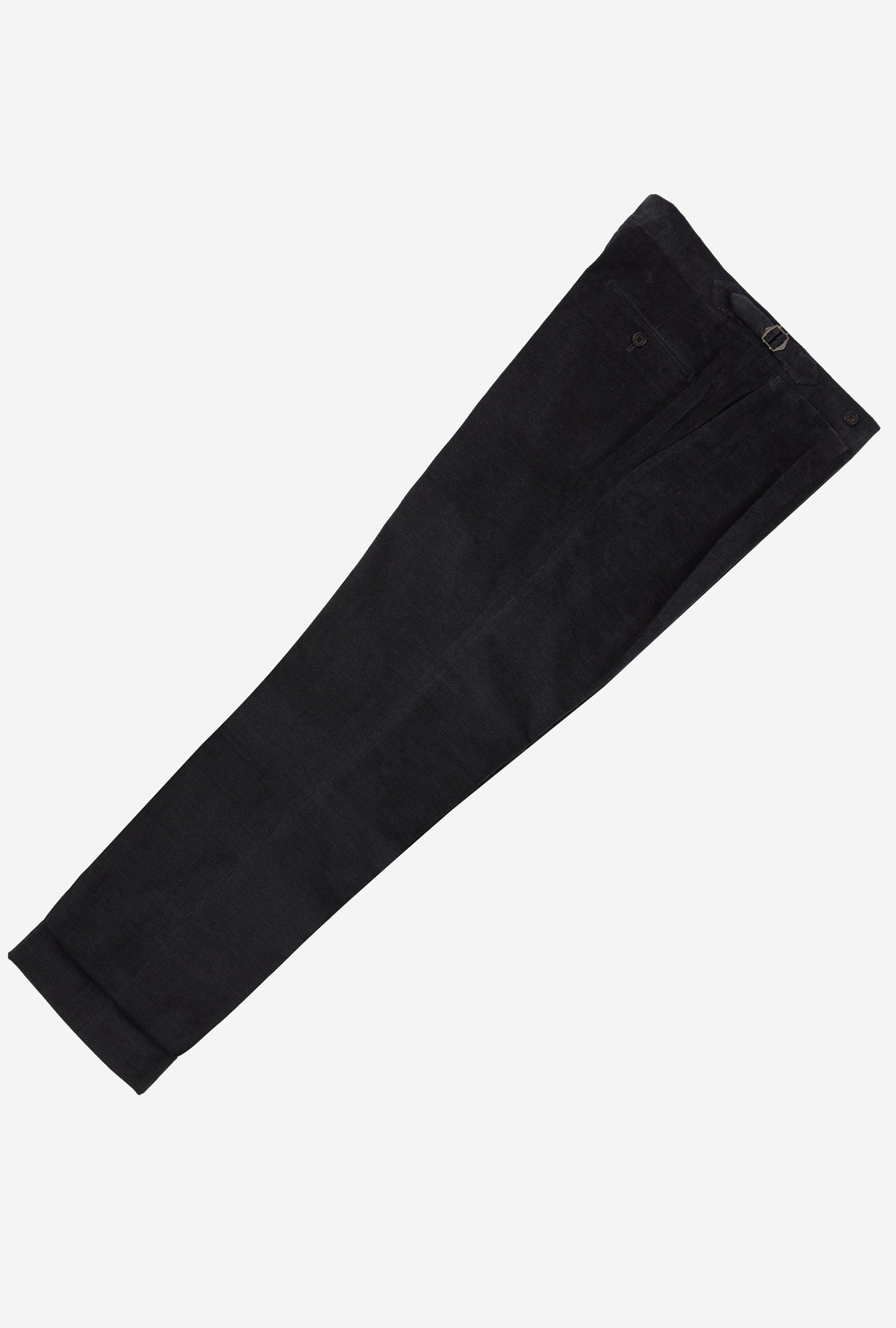 Suit Single Breasted Charcoal Corduroy