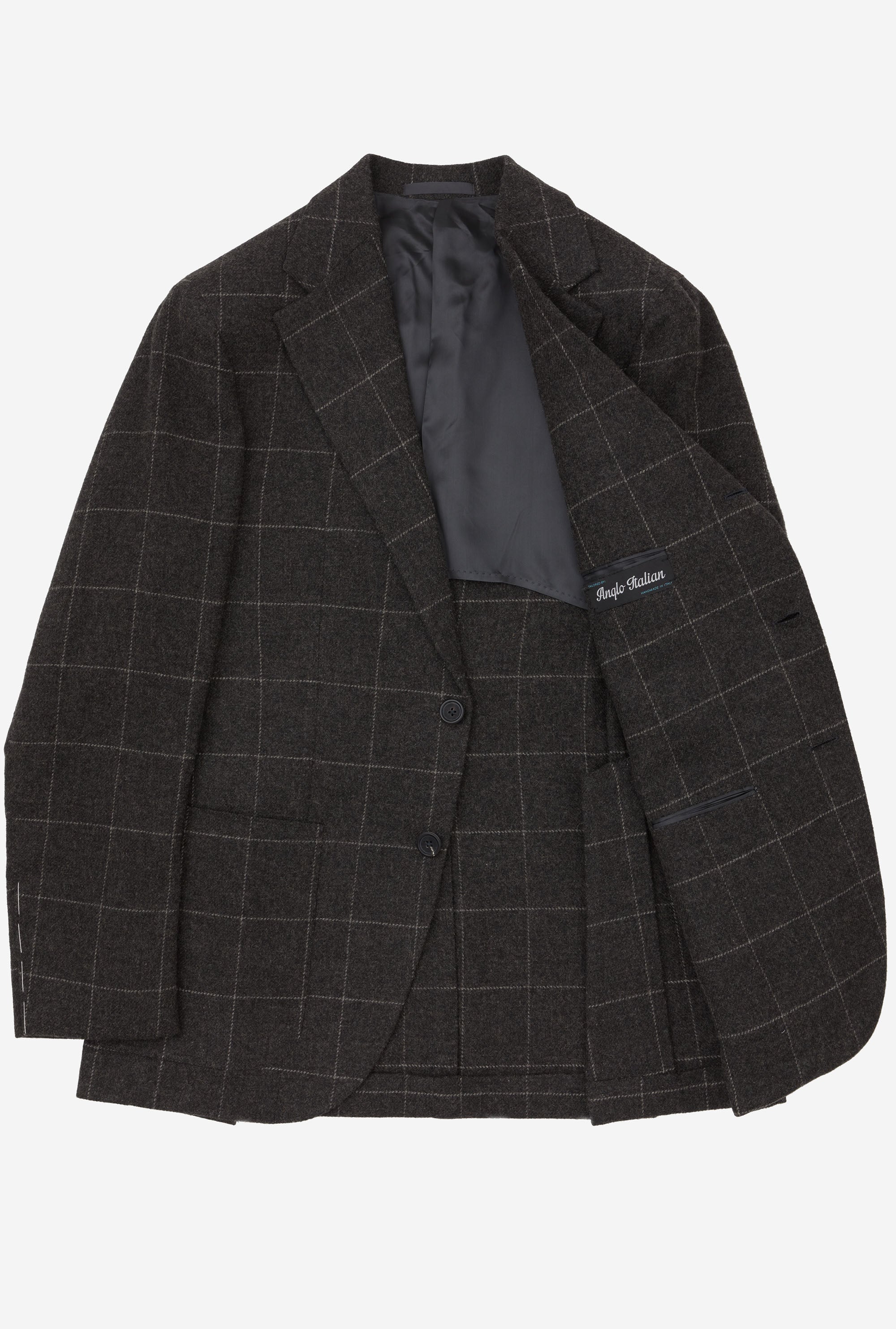 Sport Jacket Camel Dark Taupe Grey Windowpane