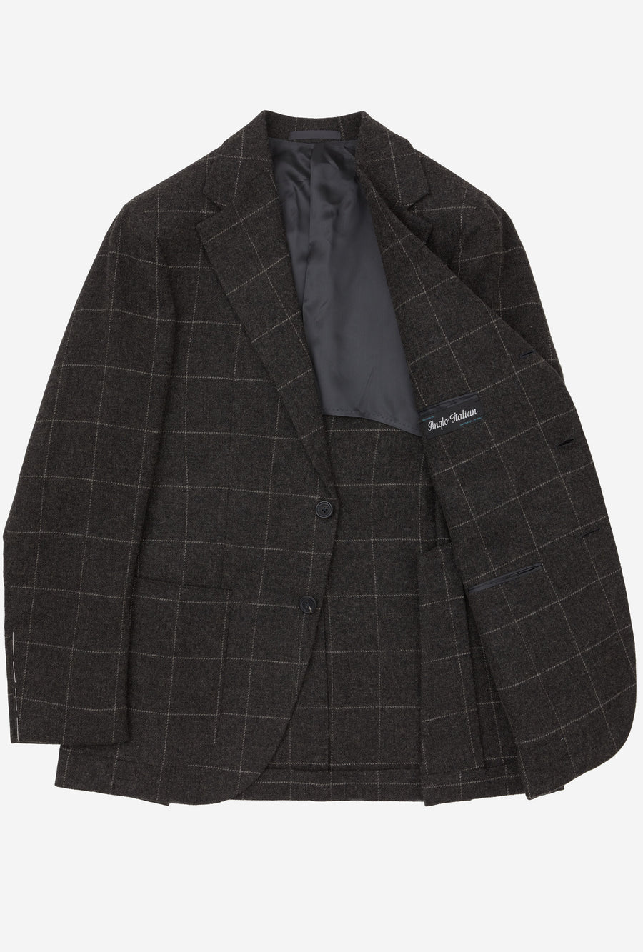 Sport Jacket Camel Dark Taupe Grey Windowpane
