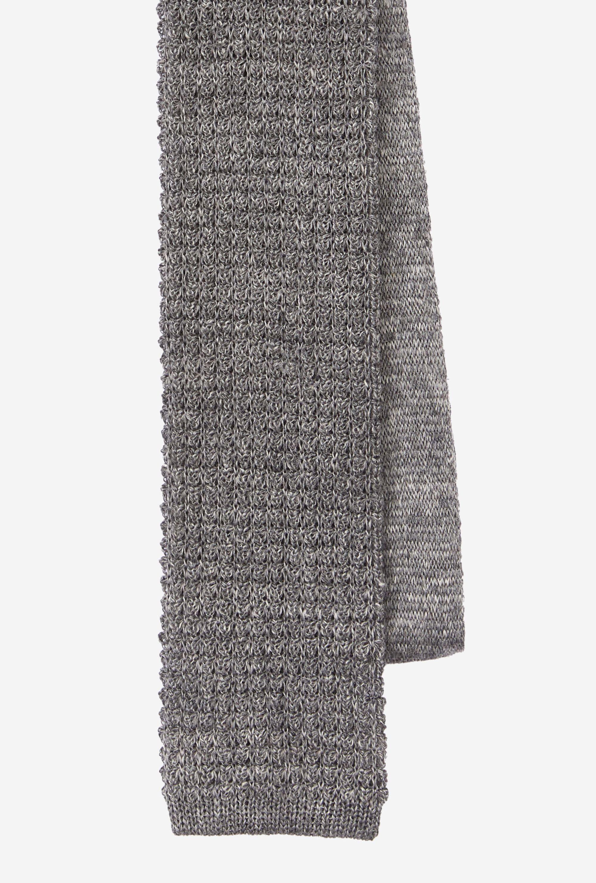 Knit Tie Silk Linen Grey