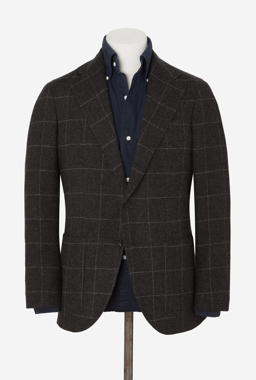 Sport Jacket Camel Dark Taupe Grey Windowpane
