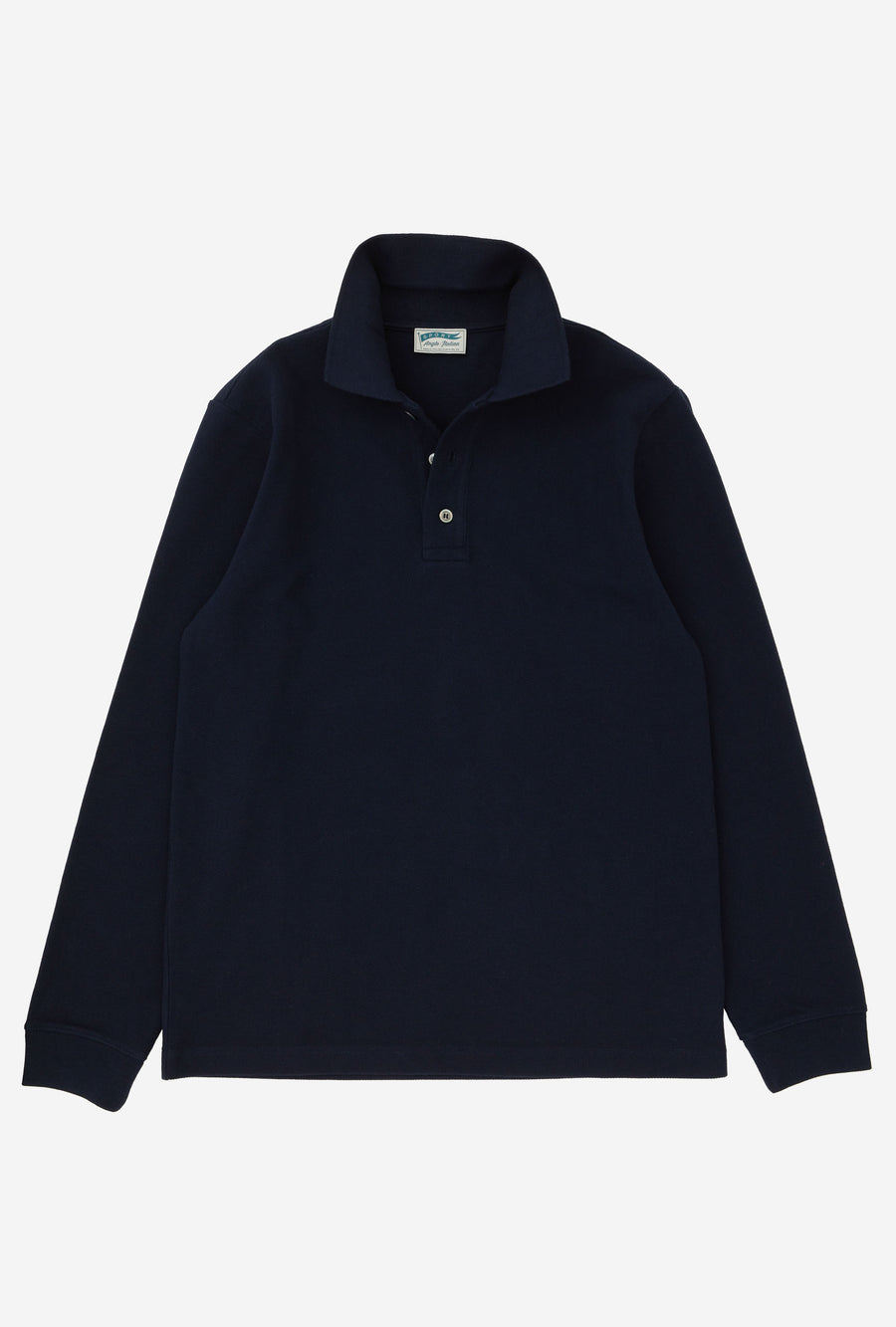 Polo Shirt Long Sleeve Navy
