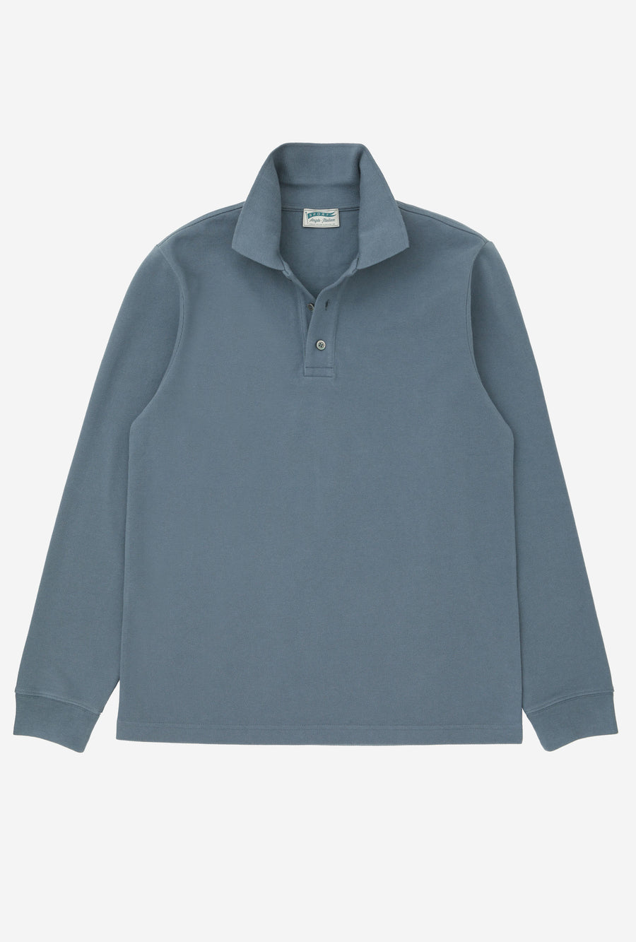 Polo Shirt Long Sleeve Sky