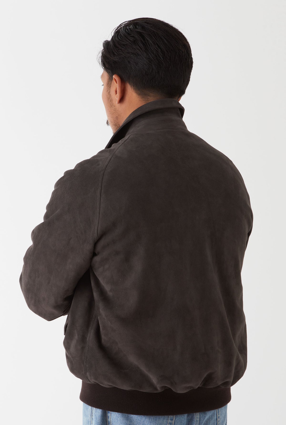 Bomber Jacket Morel Suede
